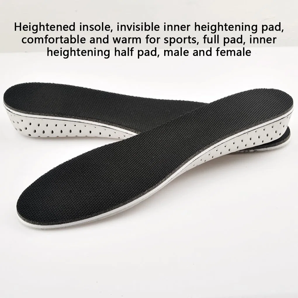 Juego de 10 pares de plantillas de elevación portátiles de repuesto para invierno y otoño, transpirables, absorbentes de sudor, accesorios de elevación de zapatos, completo de 1.3 pulgadas