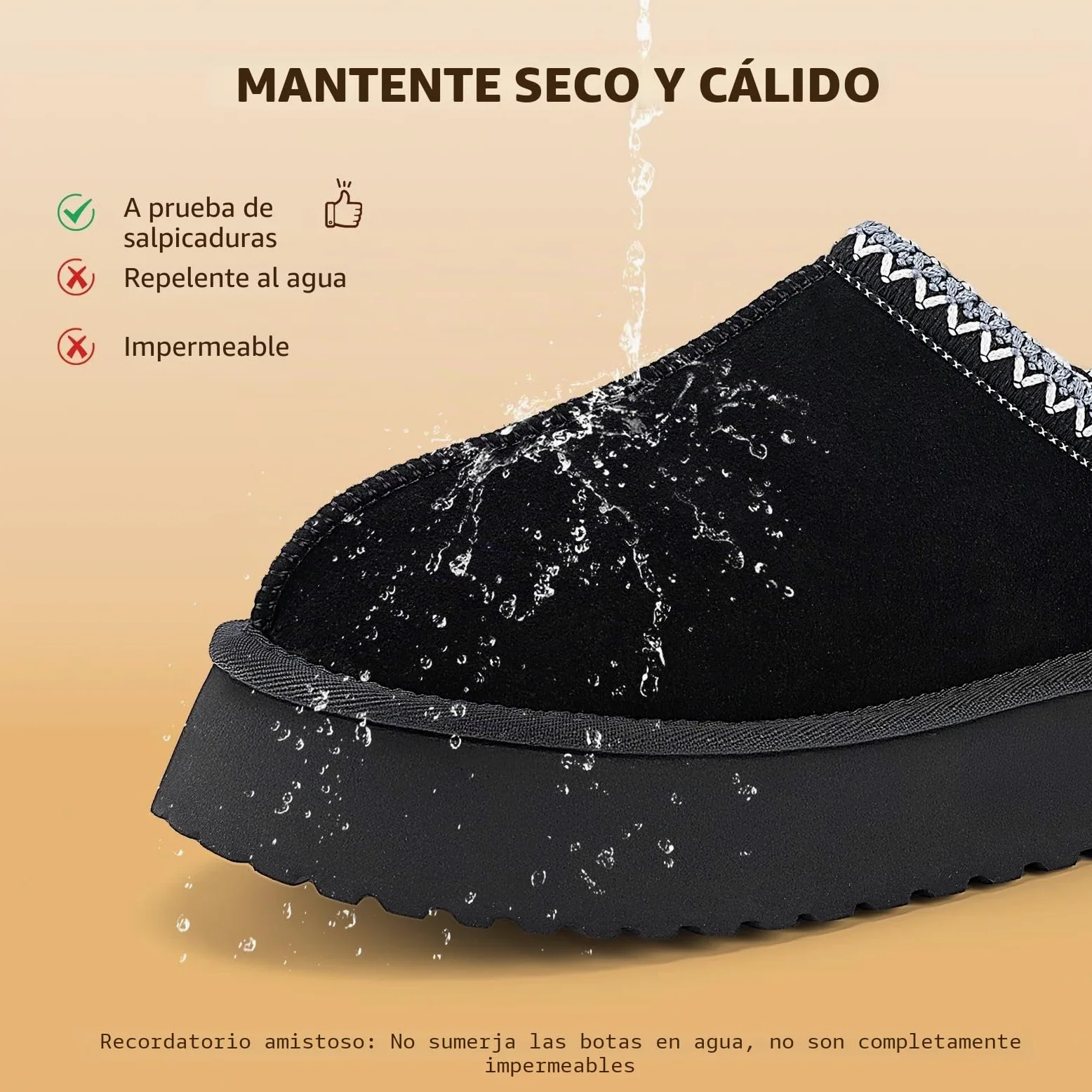 Mishansha Mujer Zapatillas de Estar Invierno Pantuflas Casa 36-42 EU | Zapatos, Antideslizantes, Cálidas, Calzado de Invierno, Grosor de 4 cm, Forro de Felpa Afelpada, Interiores, Paseos Diarios