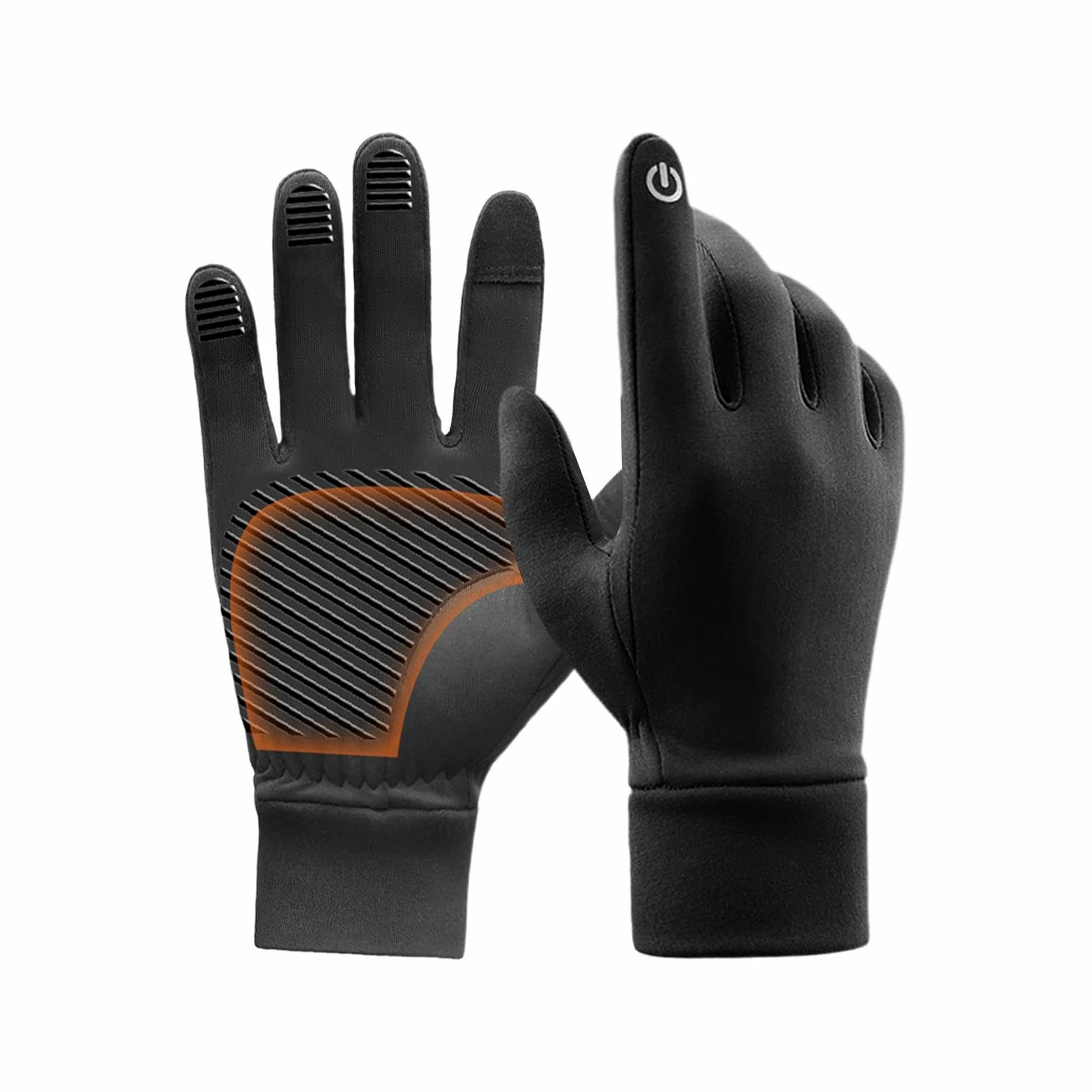 Genérico Guantes De Invierno Mitones Unisex Antideslizantes Running | Guantes Térmicos Para Clima Frío De Invierno, Ciclismo, Pesca, Camping, Running, Esquí, Trabajo, Estudio, Deportes,