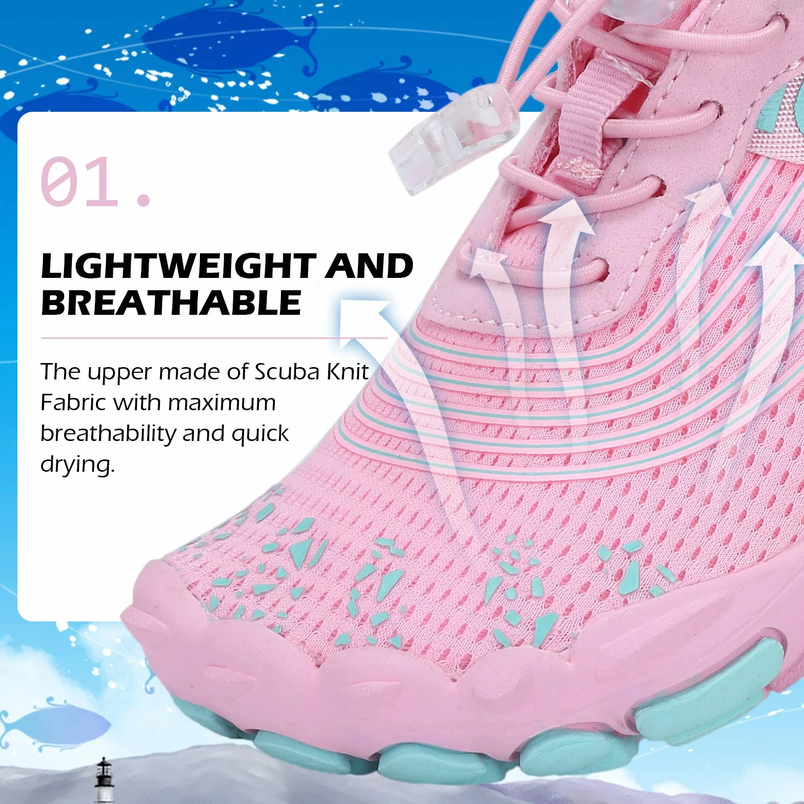 DimaiGlobal Calzado Descalzos Niñas Niños Zapatillas de Trail Running Barefoot Secado Rápido Zapatos de Agua Transpirable Antideslizante para Playa 36EU Rosa