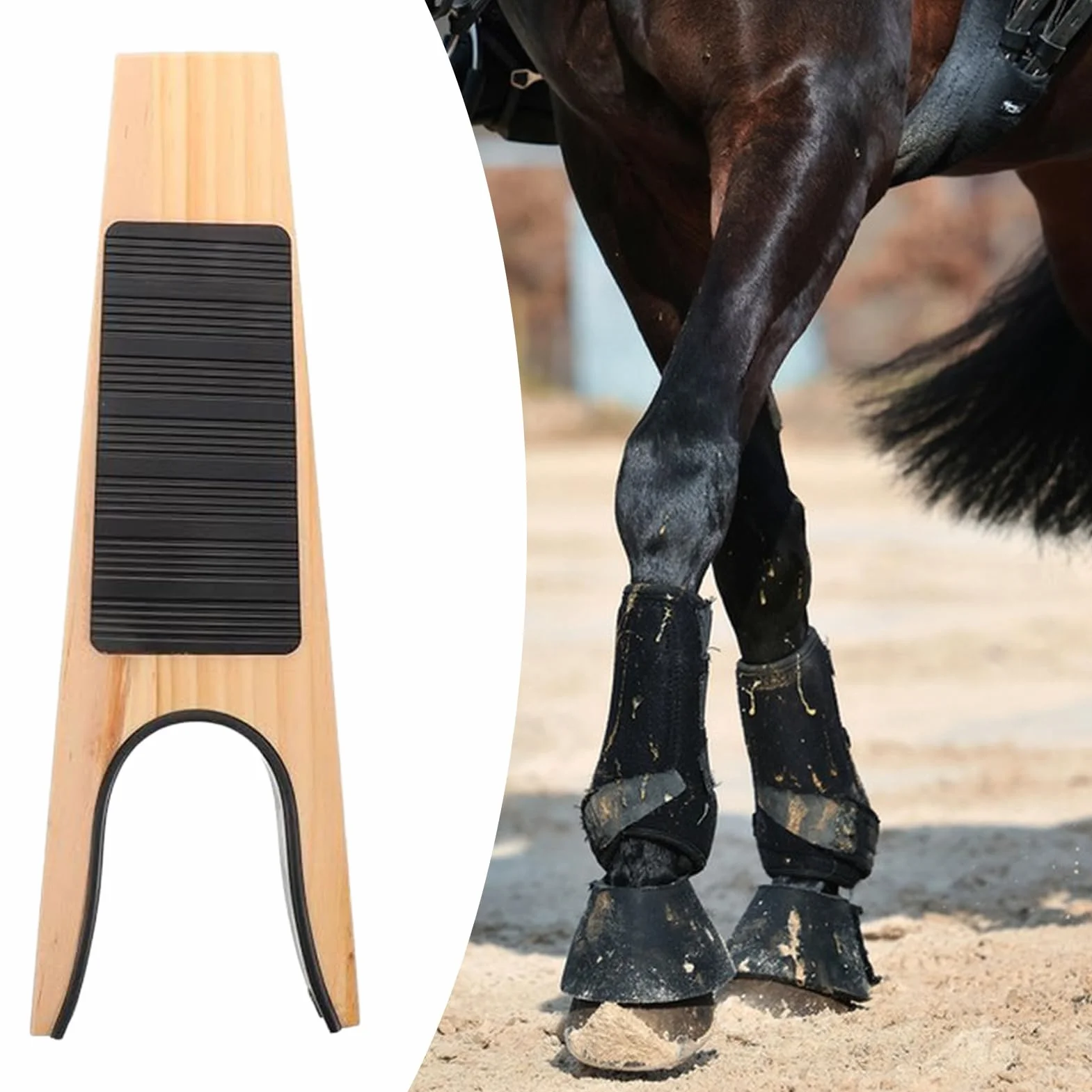 Genérico Boot Jack - Wide Opening Remover For Footwear | Riding Shoes Puller With Strong Grip, Outdoor Utility Accessory, Cowboy Motorcycle Snowboard Ski Gear For Home Work Labor Travel Daily Use