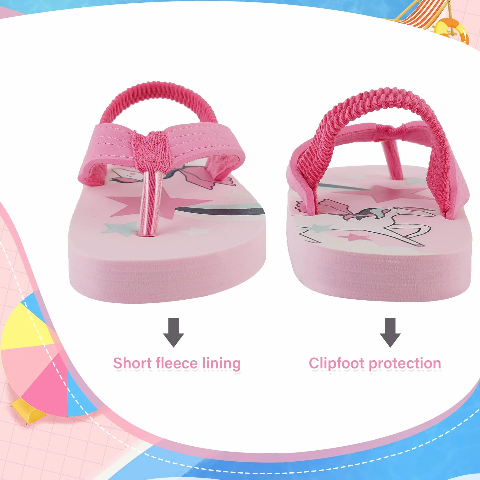 IEEILULU Chanclas Niño, Sandalias Piscina Unisex Niños Niñas, Ligera Cómoda Ducha Zapatilla