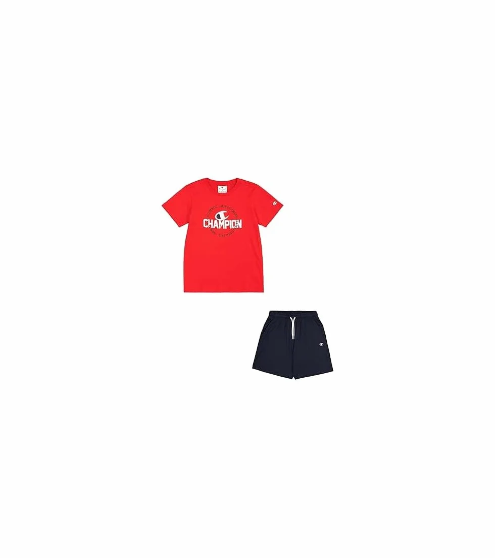 Champion Legacy Boy - Graphic Crewneck Set With Logo Conjunto Niños (Pack de 2)