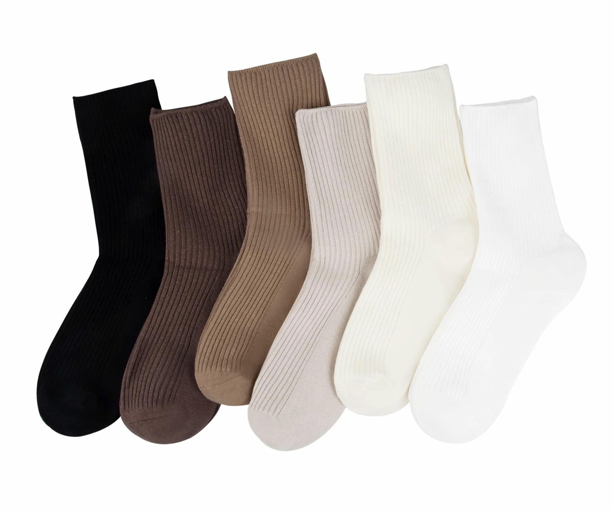 Calcetines de algodón para mujer, finos, informales, atléticos, estéticos, para mujer, calcetines acanalados para el tobillo