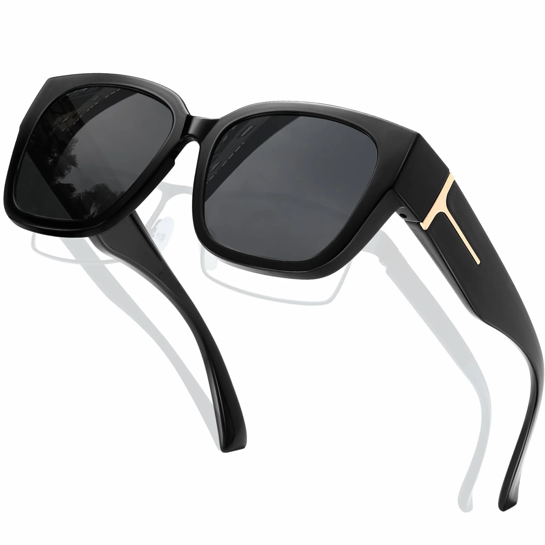 KANASTAL Gafas de Sol Polarizadas TR90 Ultraligero UV400 Mujer Hombre