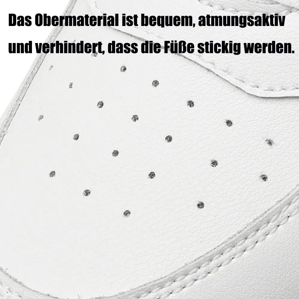 White Casual Shoes 4/6/8/10cm Hombre, White Zapatos Hombre Mujer,Casual Malla Transpirable Zapatillas de Caminar Ligeras Levantamiento Cómodas Zapatillas de Running Resistente al Desgaste Zapatos de