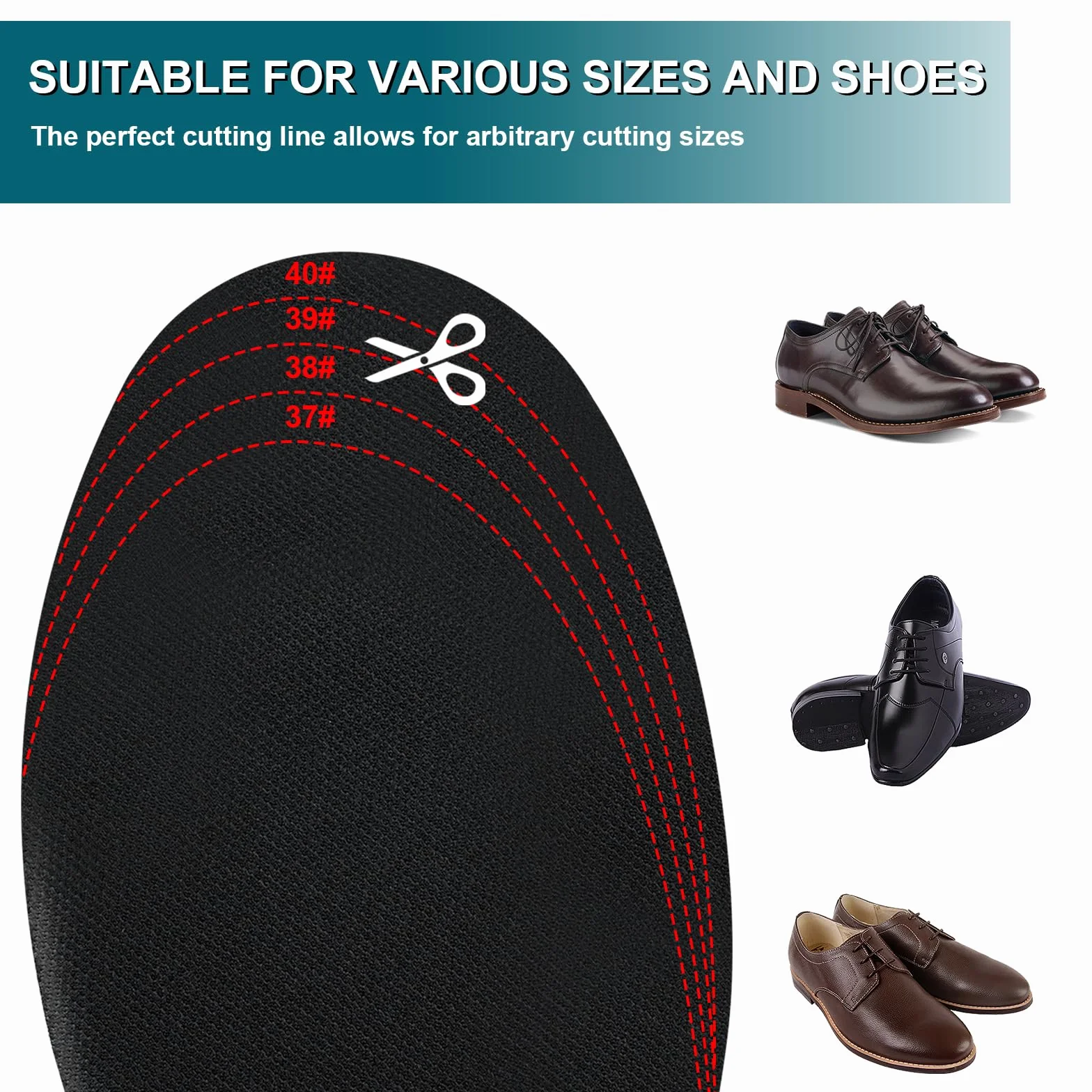 Plantillas Memory Foam Ajustables 37-41 para Mujer y Hombre