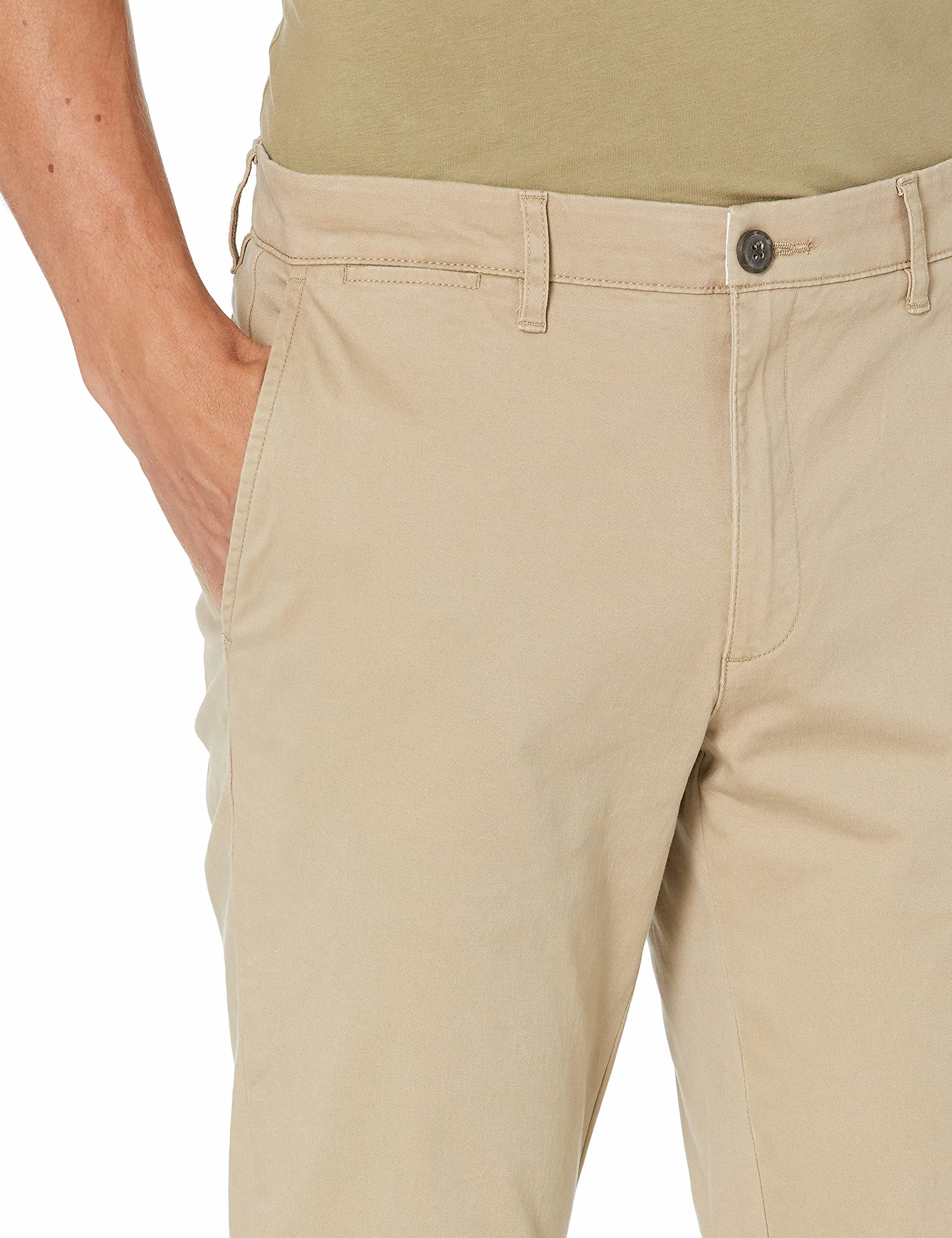 Amazon Essentials Pantalón Chino Elástico, Cómodo, Lavado y de Ajuste Ceñido (Previamente Goodthreads) Hombre