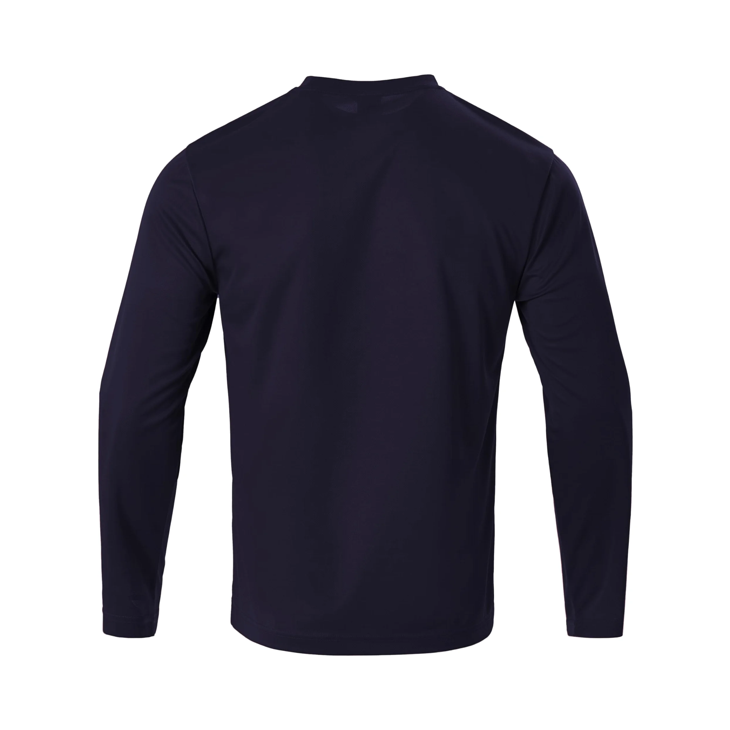 Camiseta de manga larga para hombre, informal, cuello redondo, suave, para correr, natación, ciclismo, pesca
