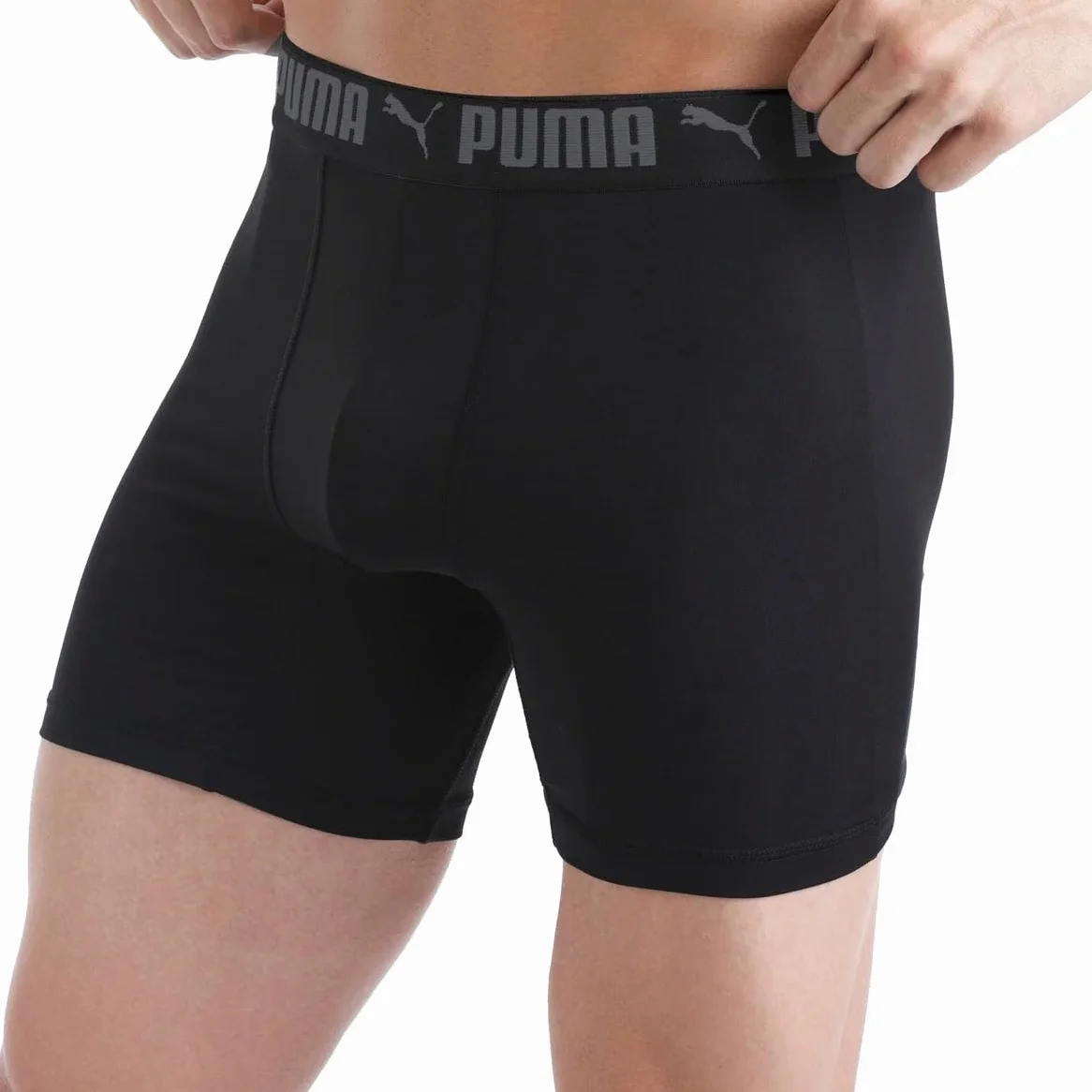 Puma Calzoncillos Tipo bóxer de Microfibra para Hombre, Paquete de 5