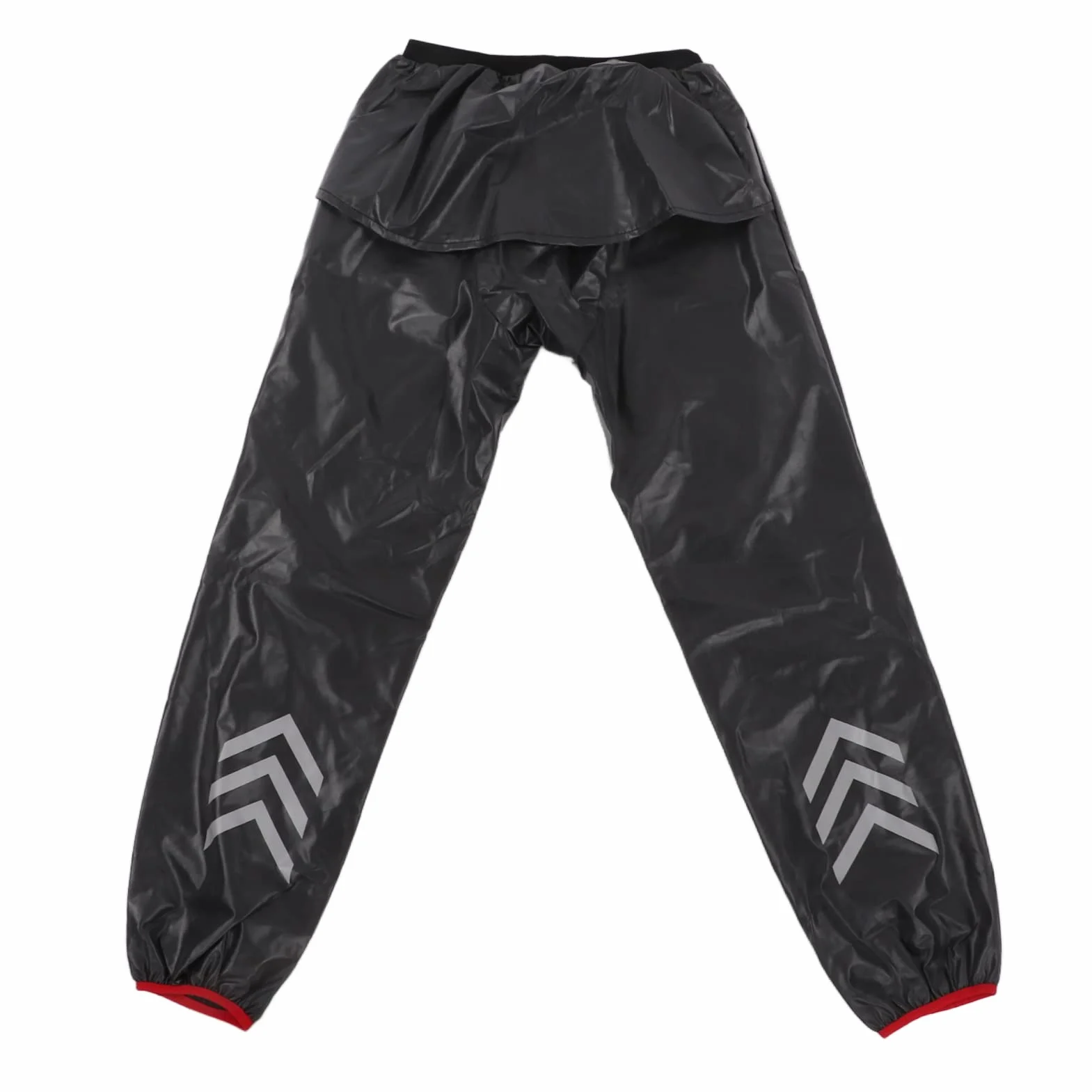 Pantalones de Lluvia Reflectantes Impermeables Gris Oscuro para Ciclismo