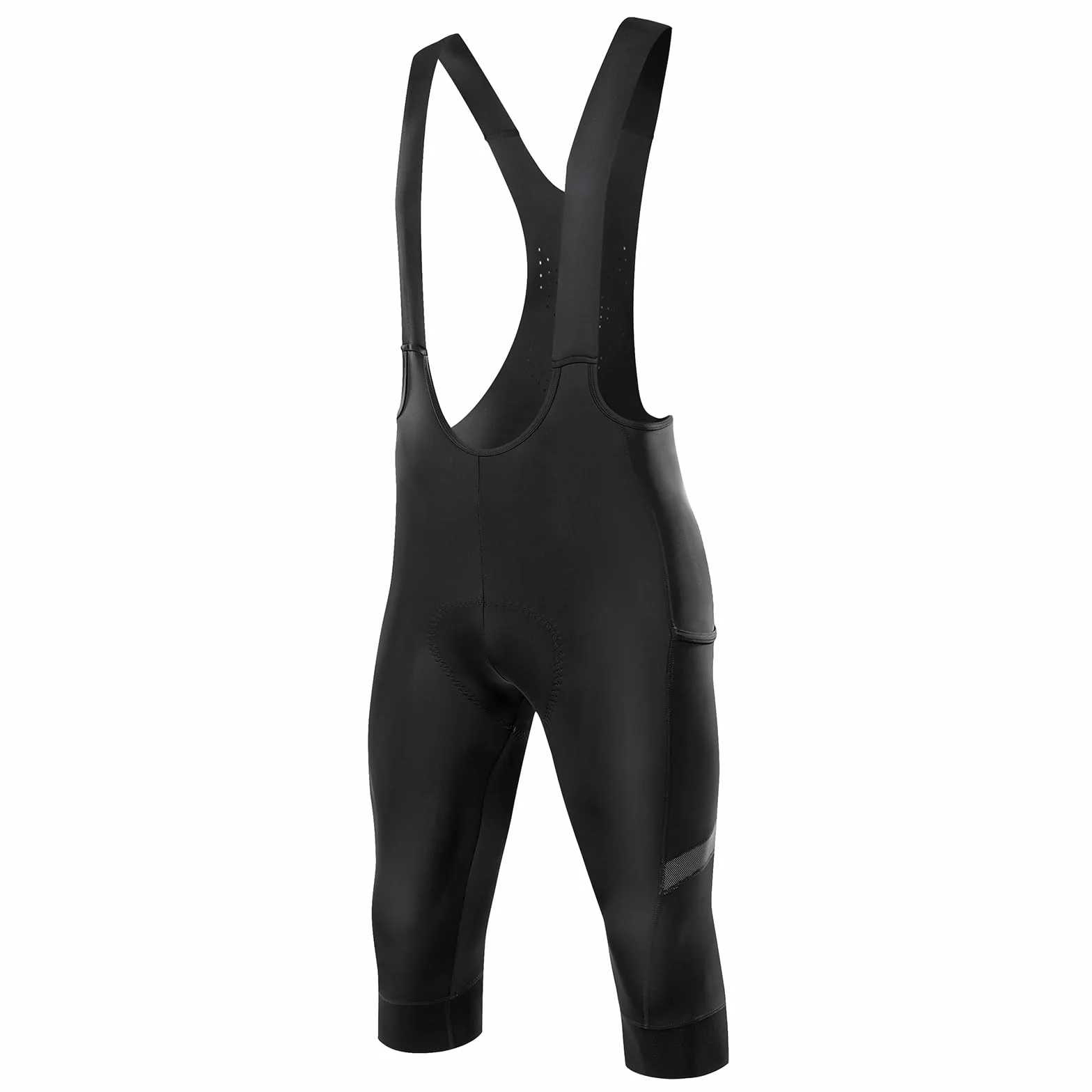 Santic Pantalones de ciclismo para hombre 3/4 de alta elasticidad Bib Shorts