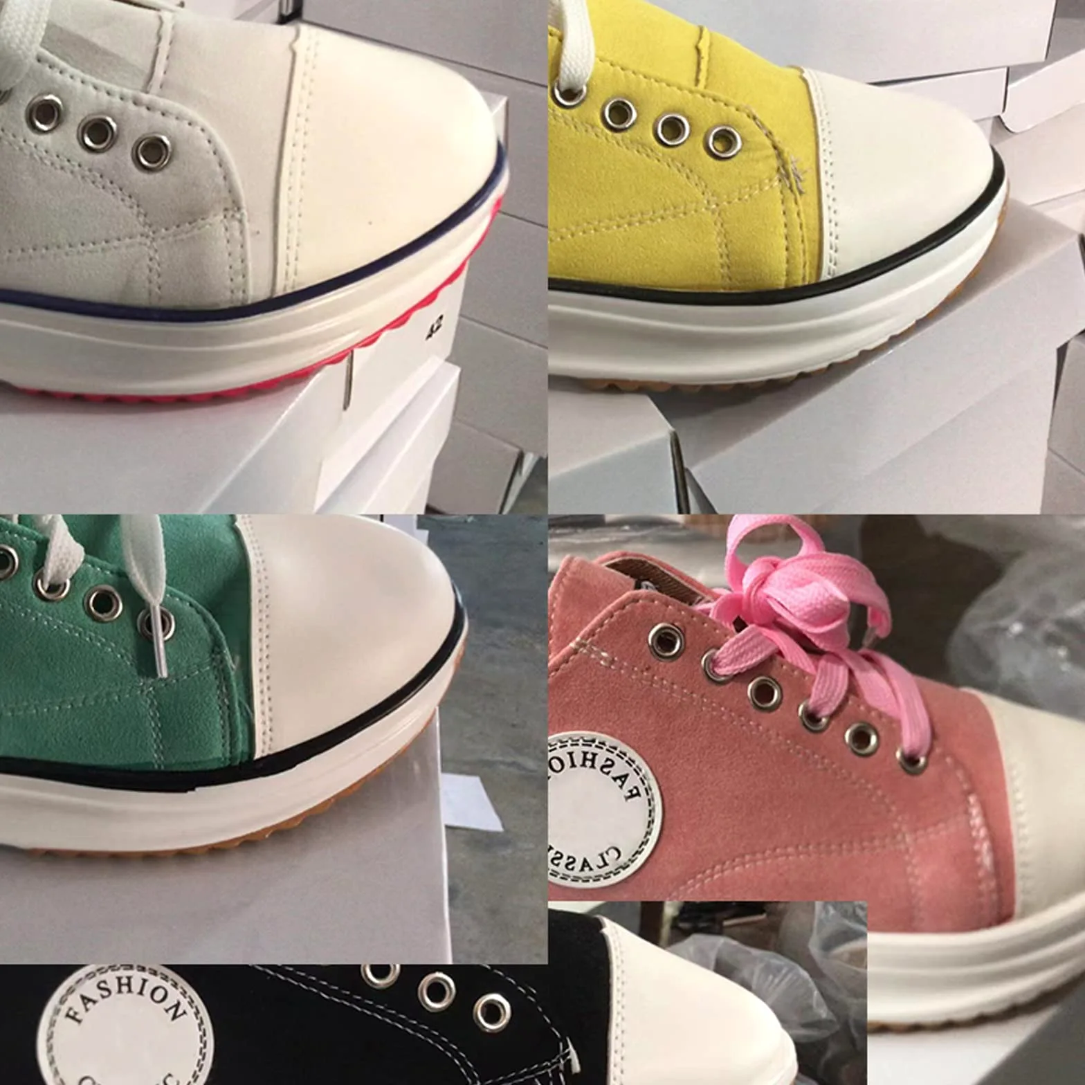 SAHRY Zapatillas De Moda De Lona para Mujer, Zapatos De Lona con Plataforma para Mujer, Respirable Zapatillas De Deporte De Las Señoras, Zapatos Deportivos De Ayuda Baja para Damas,Red-38
