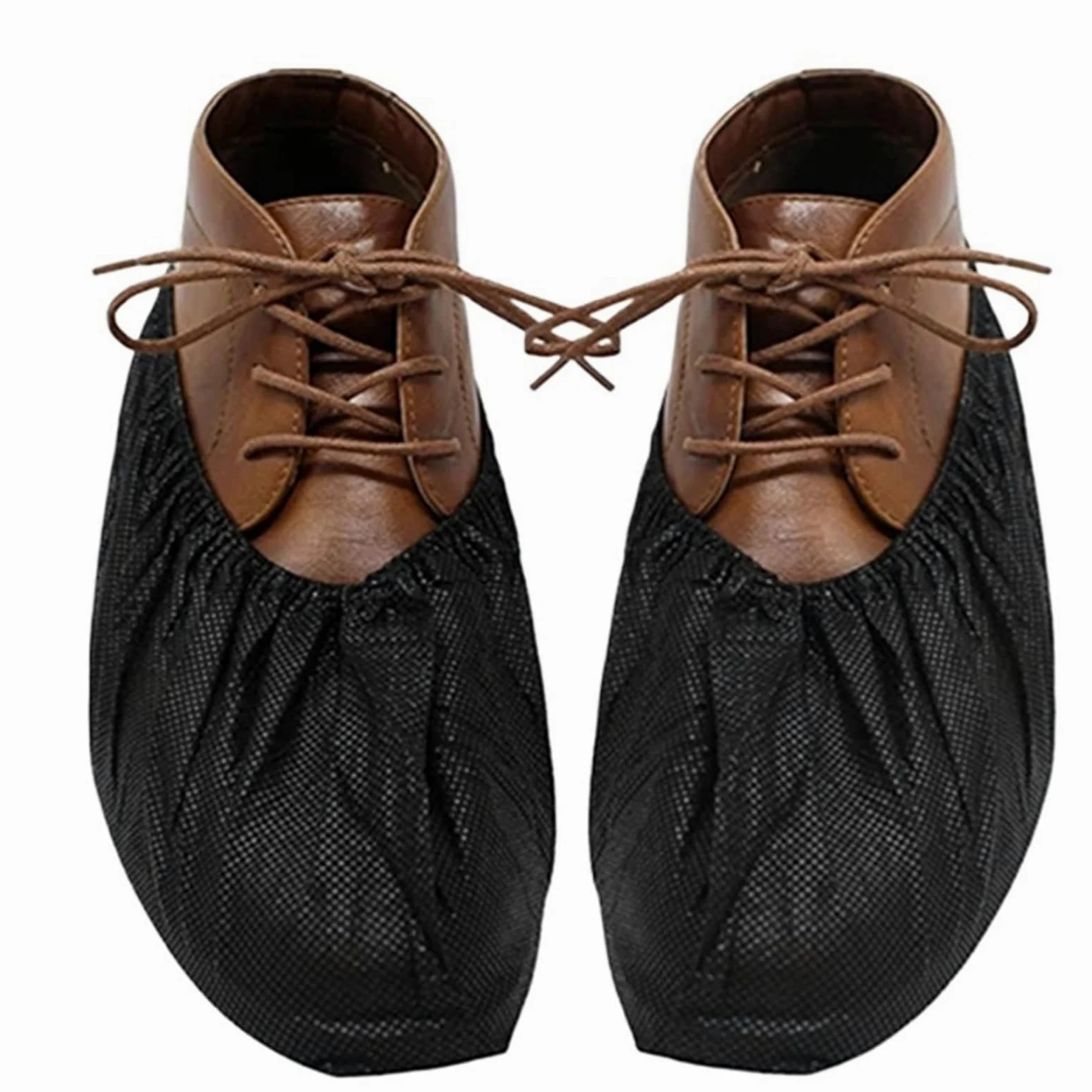 20 pares de cubiertas for zapatos, antideslizantes negras for botines, for suelo for interiores y exteriores para Protección