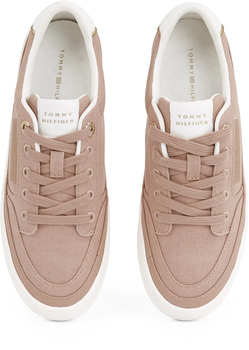 Tommy Hilfiger Sneaker con Suela Vulcanizada Mujer Essential Textile Plateau