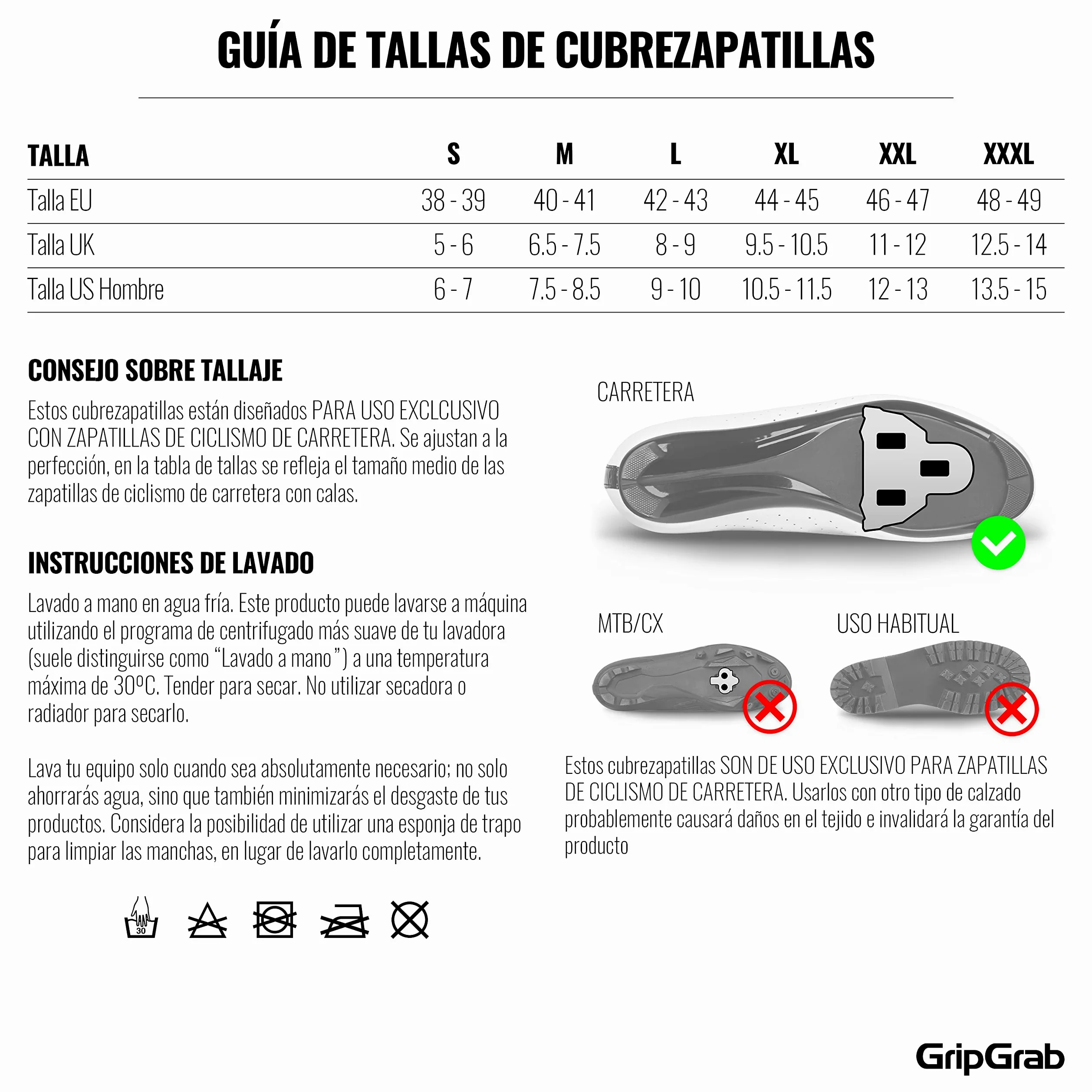 GripGrab Cubrezapatillas Ciclismo Arctic X Invierno Térmicos Carretera Cortavientos Neopreno Impermeable con Forro Cubrebotas, Adultos Unisex,