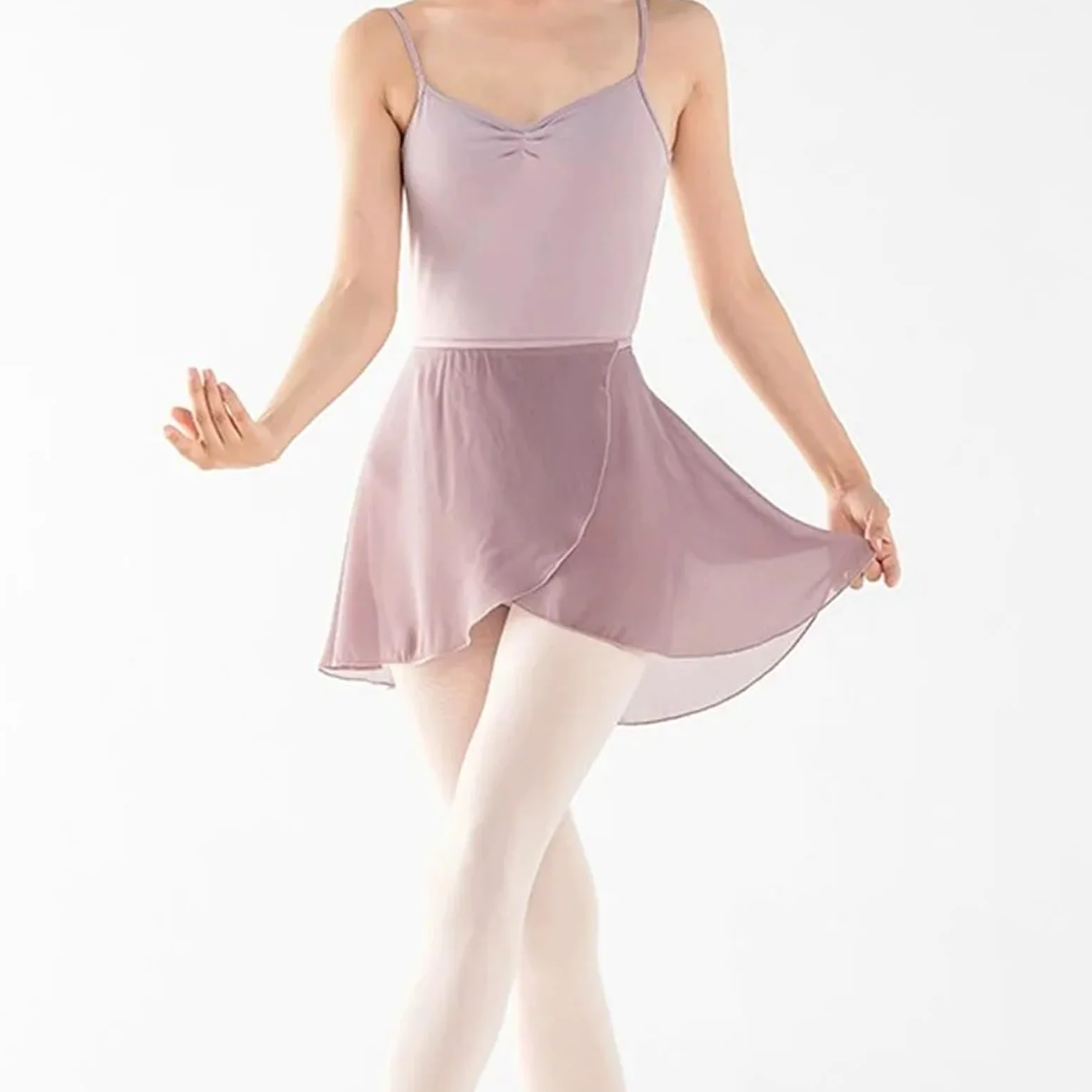 Faldas de Ballet for Mujer Vestido Envolvente una Pieza Gasa for niñas