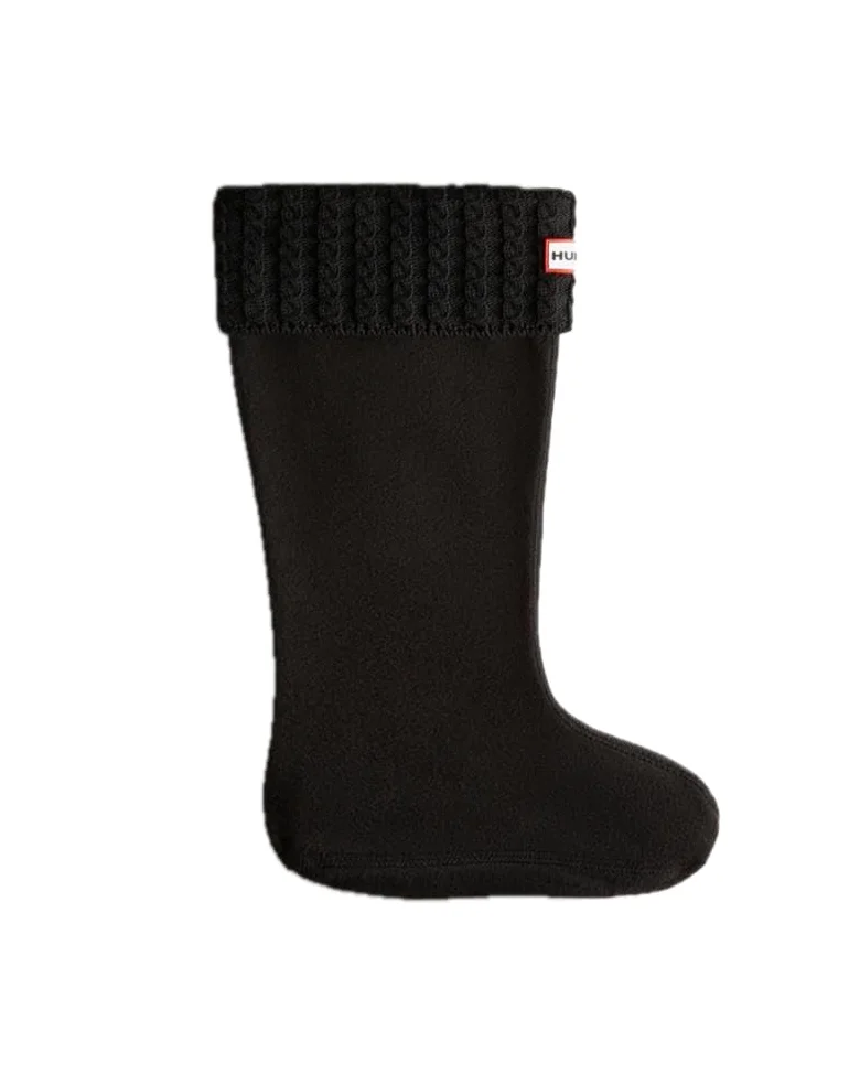 Hunter Calcetines Largos de Coletas Original Modelo UAS3300RPY (Negro M)