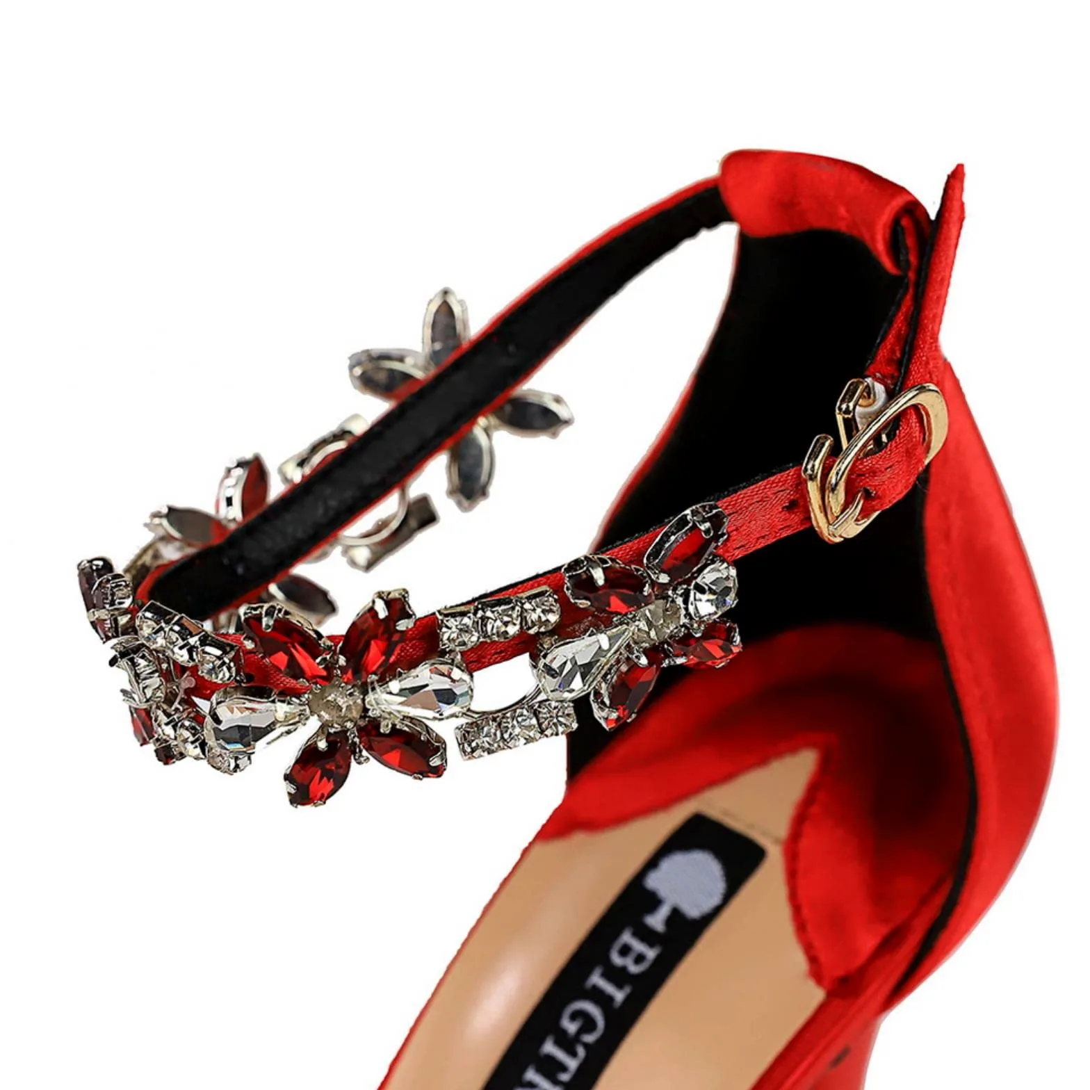 Tacones Mujer Sexy Mujeres De 9 Cm Tacones De Altura Sandalias De Cristal Boda Tacones De Tacones De Tacones De Tacón Sandles Brillo