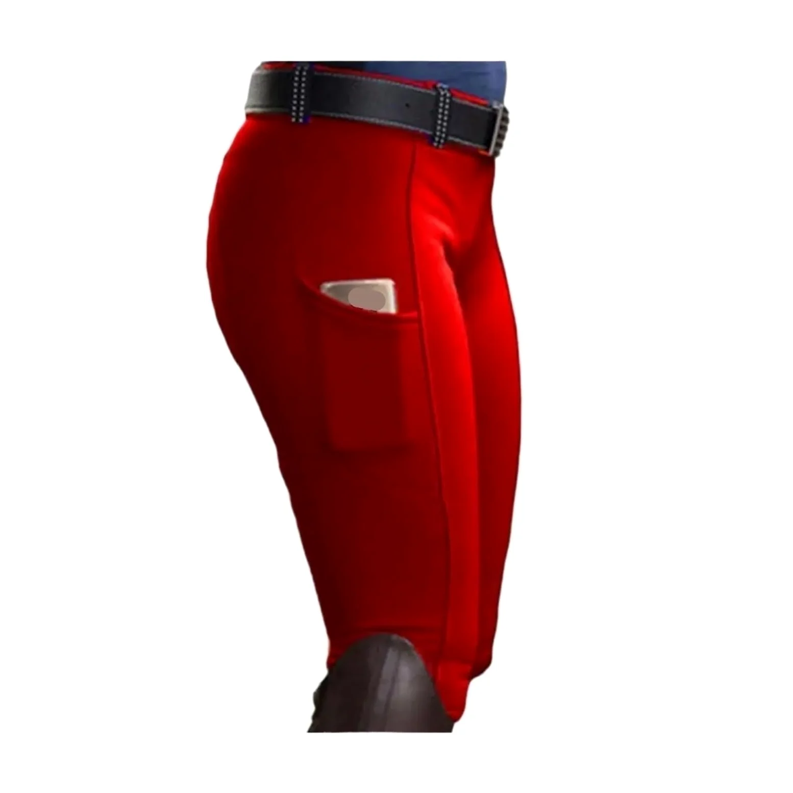 Mallas de equitación con Bolsillo y realce Cadera for Mujer, Pantalones, calzas ecuestres para Ciclismo Y Deportes
