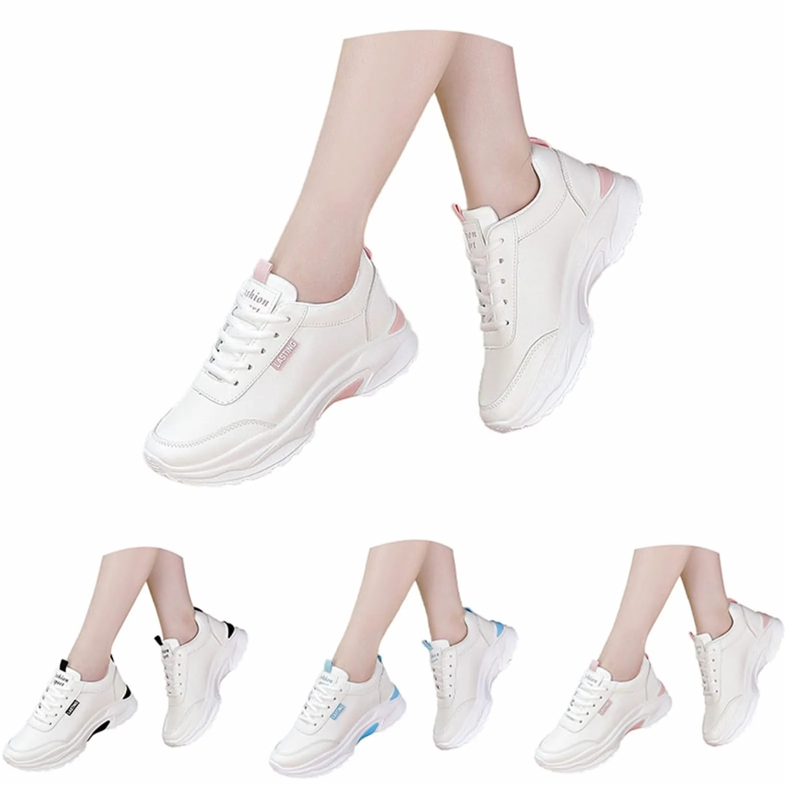 Genérico Zapatillas para Andar Mujer Zapatillas Ligeras Zapatos Deportivos de Otoño E Invierno para Mujer,Zapatos Correr,Casuales Cómodos Deportivas Deportivas
