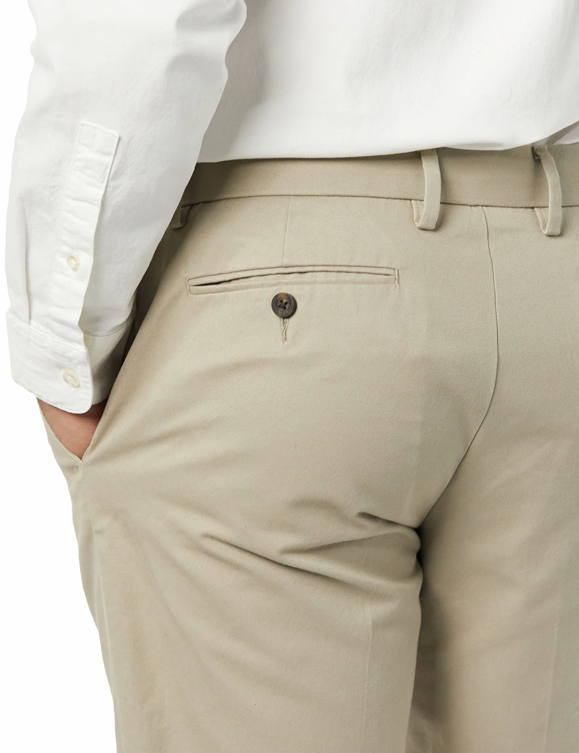 Amazon Essentials Hombre Pantalón Chino sin Pinzas Antiarrugas de Ajuste Recto