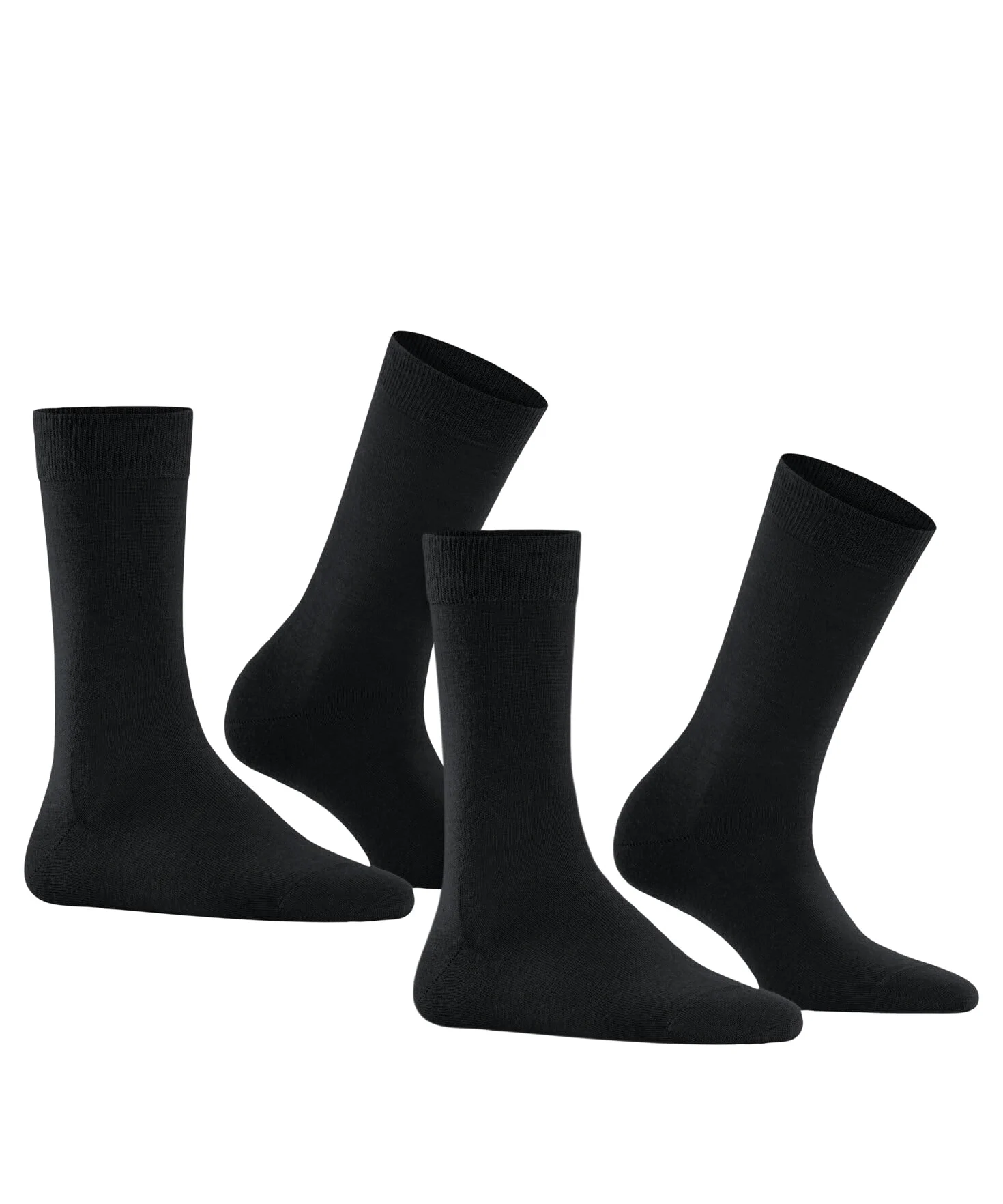 FALKE Women's Softmerino 2-Pack calcetines lana algodón transpirable