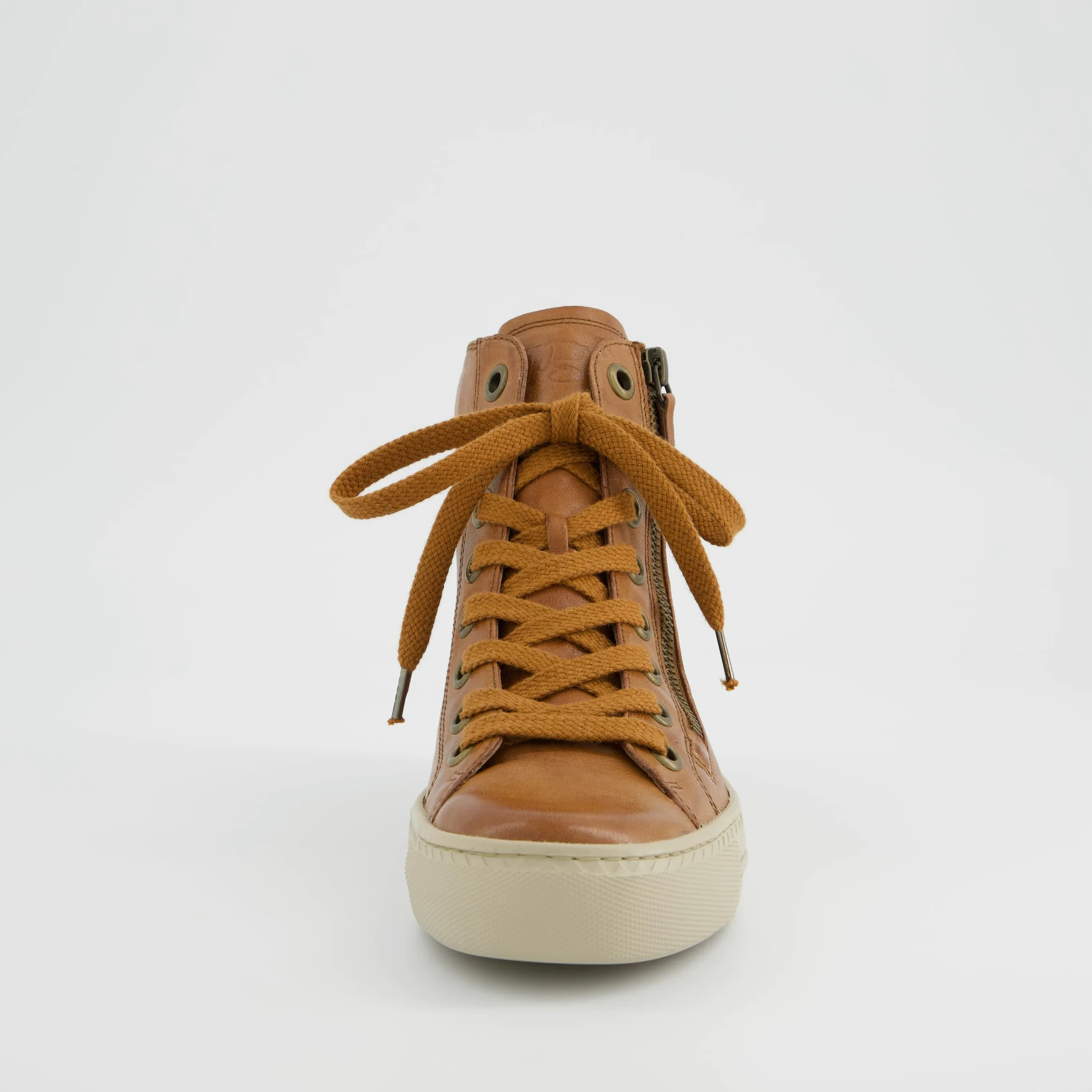 Paul Green Zapatillas para mujer 4024-350 en piel lisa, color marrón