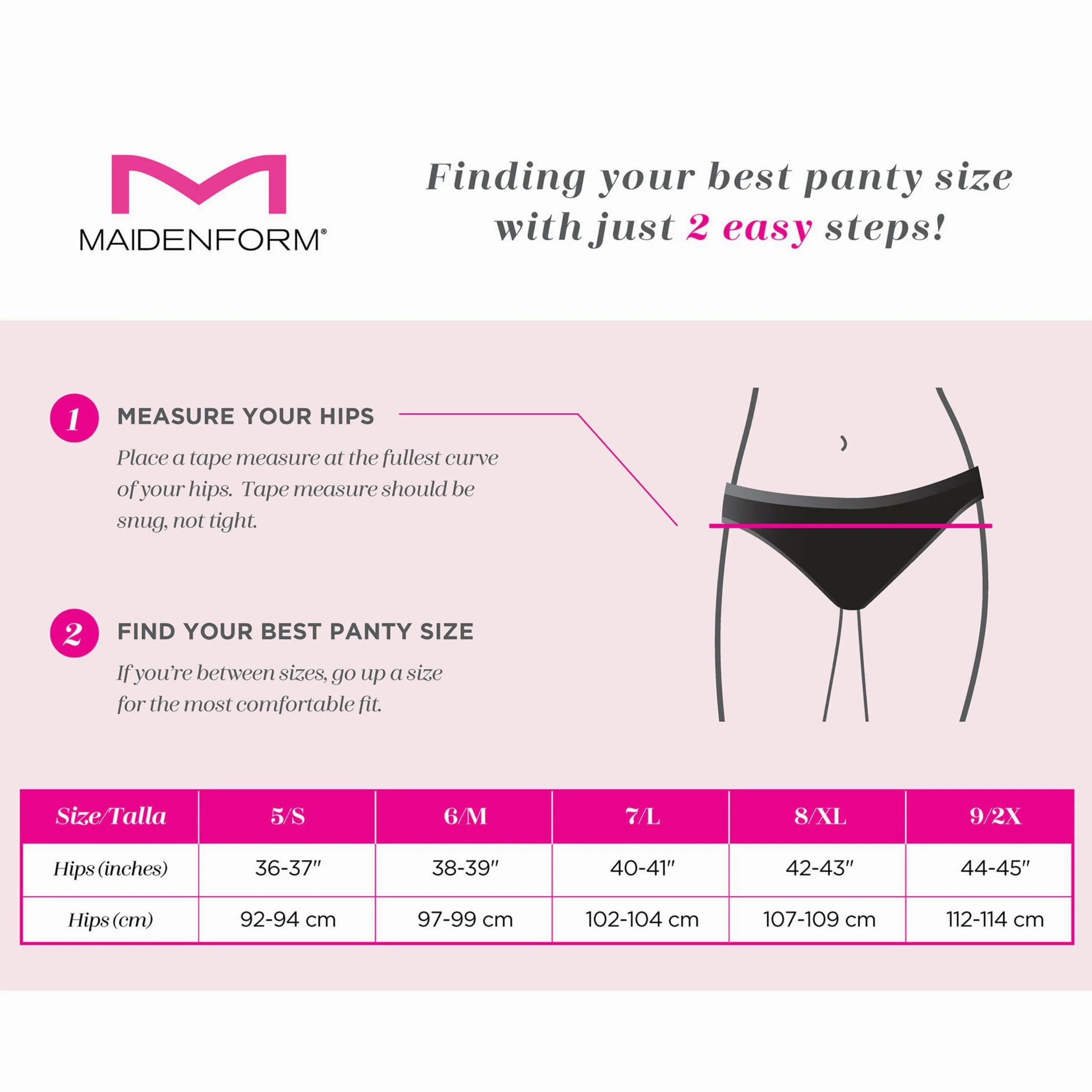 Maidenform Ropa interior para hombre Mujer