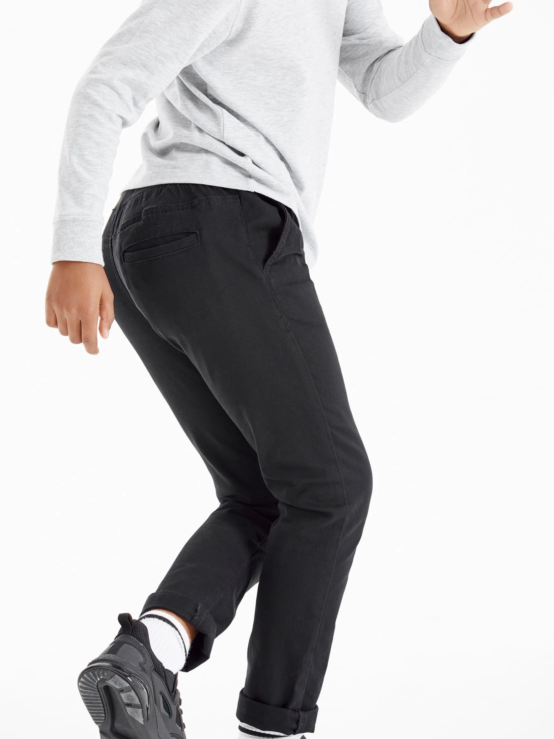 Pantalones sin Cierres NEXT Niños con Cintura de canalé Corte estándar