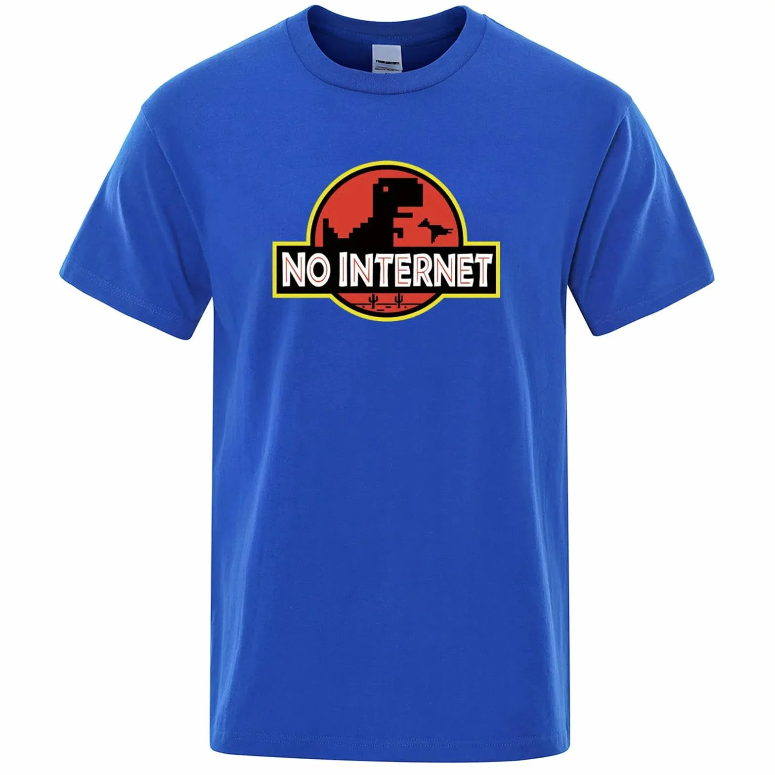 Camisetas Manga Corta Hombre Camiseta con Impresión De Dinosaurios Divertida para Hombres Casual Verano Suelta Hombres-un Verde-el XL