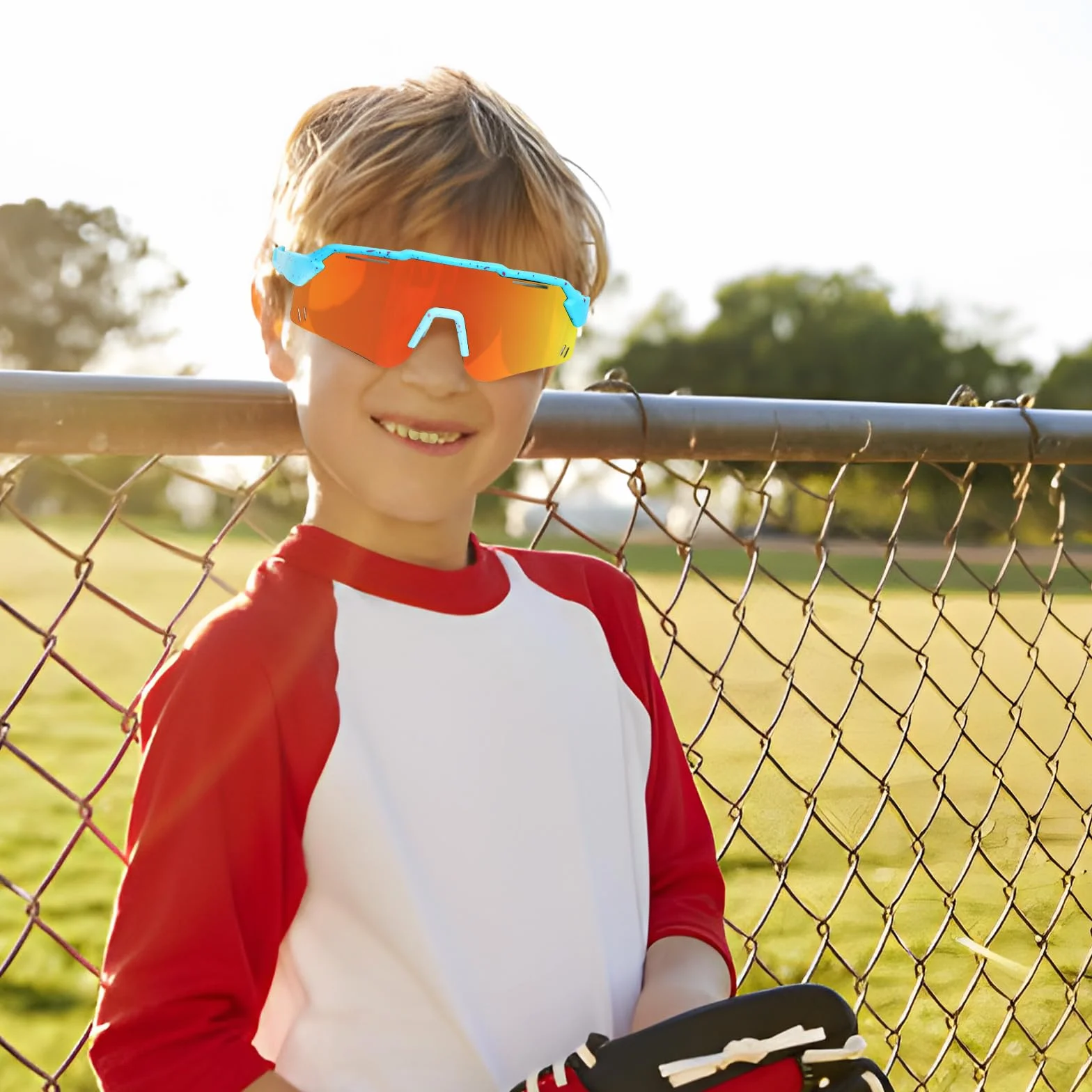 Gafas de Sol Polarizadas UV400 para Niño Niña Deportivas Ciclismo Running