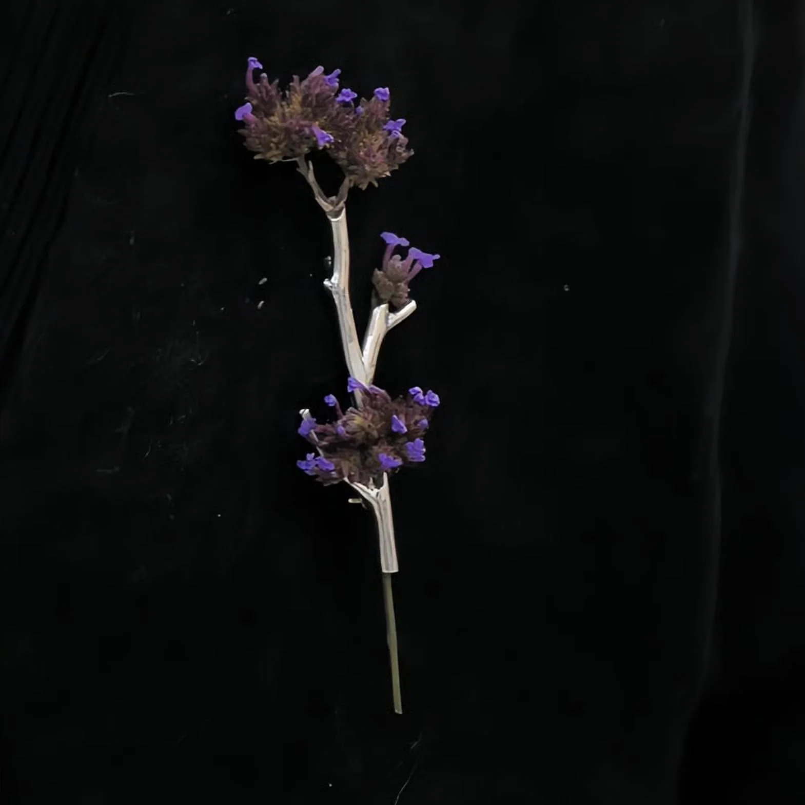 Broche Porta Ramo | Pin para Flores Frescas y Secas con Forma de Rama | Accesorio Elegante para Chaqueta, Sombrero Bolso | Para Bodas, el Día a Día