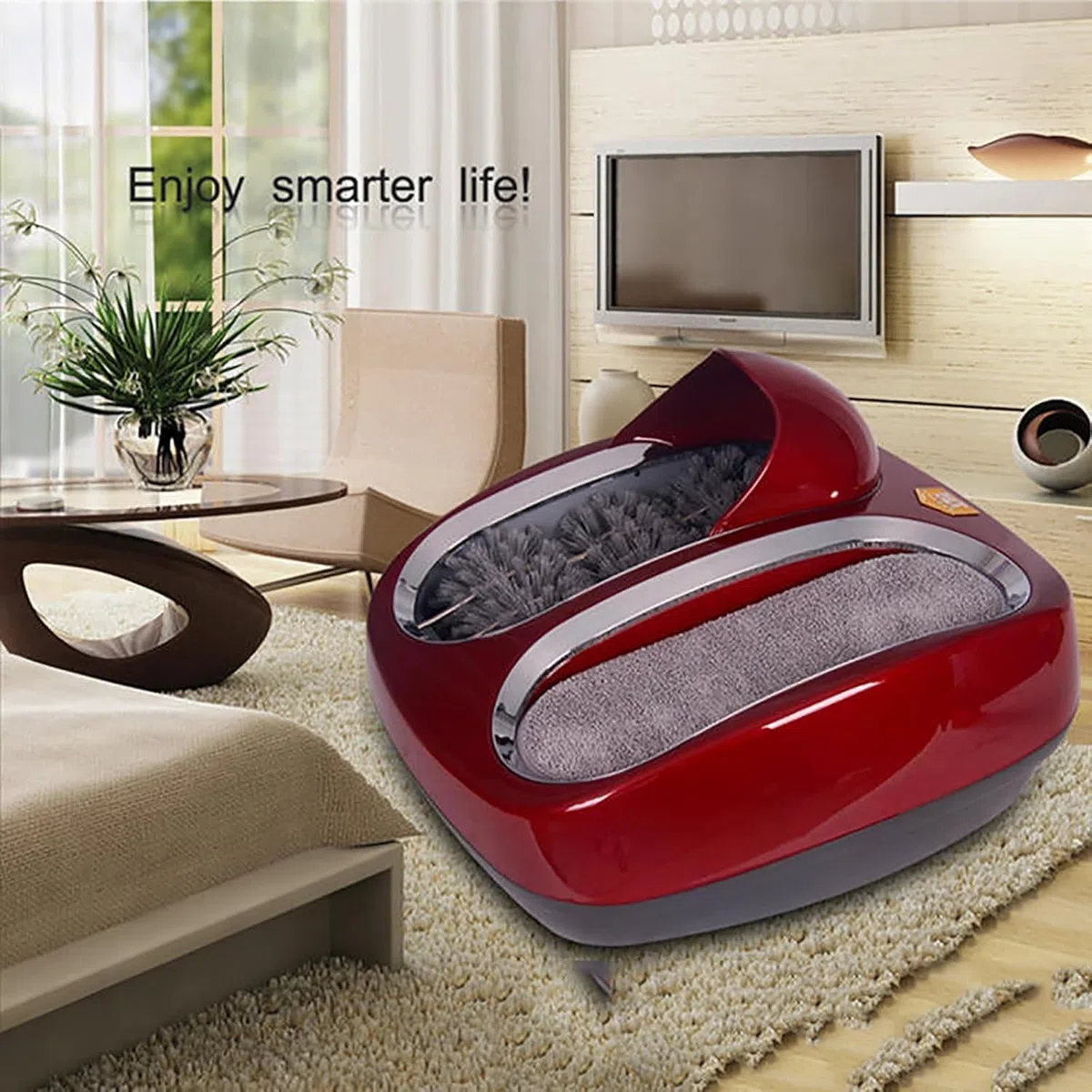 Máquina automática de limpieza y pulido de suelas de zapatos con interruptor de sensor inteligente, no necesita cubiertas de zapatos, perfecta para hoteles y uso comercial