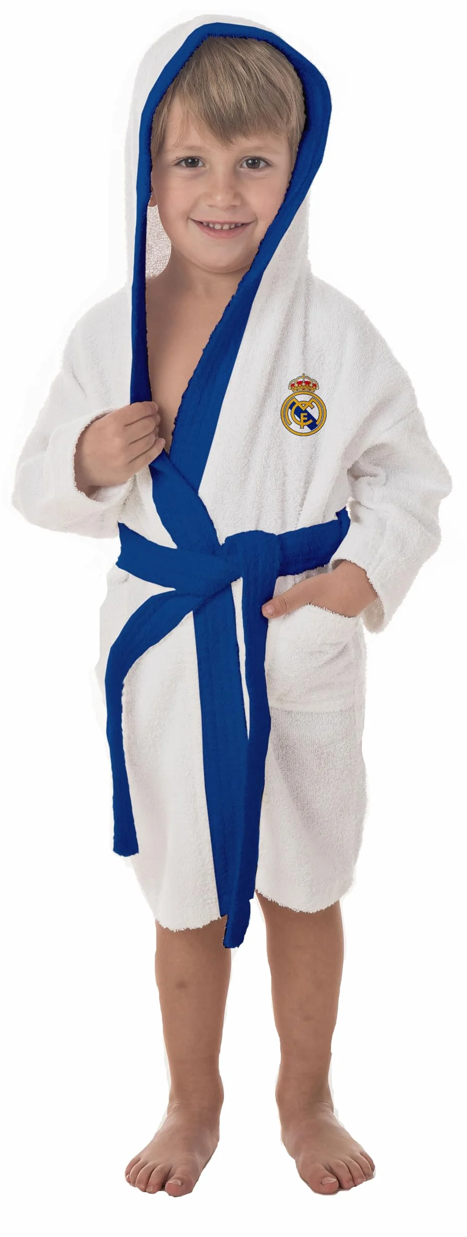 Albornoz infantil Real Madrid Talla 10/12 años con capucha