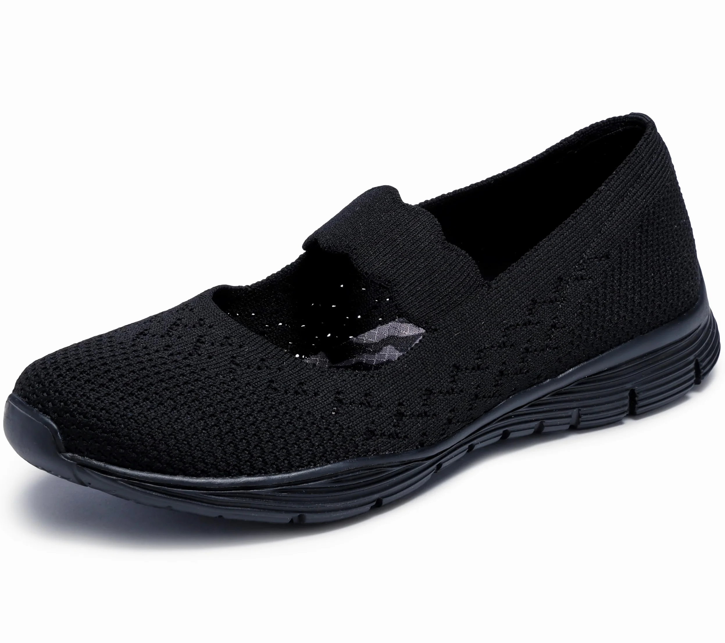 Skechers Seager - Power Hitter - Engineered Knit Mary Jane Mercedita planaMujer