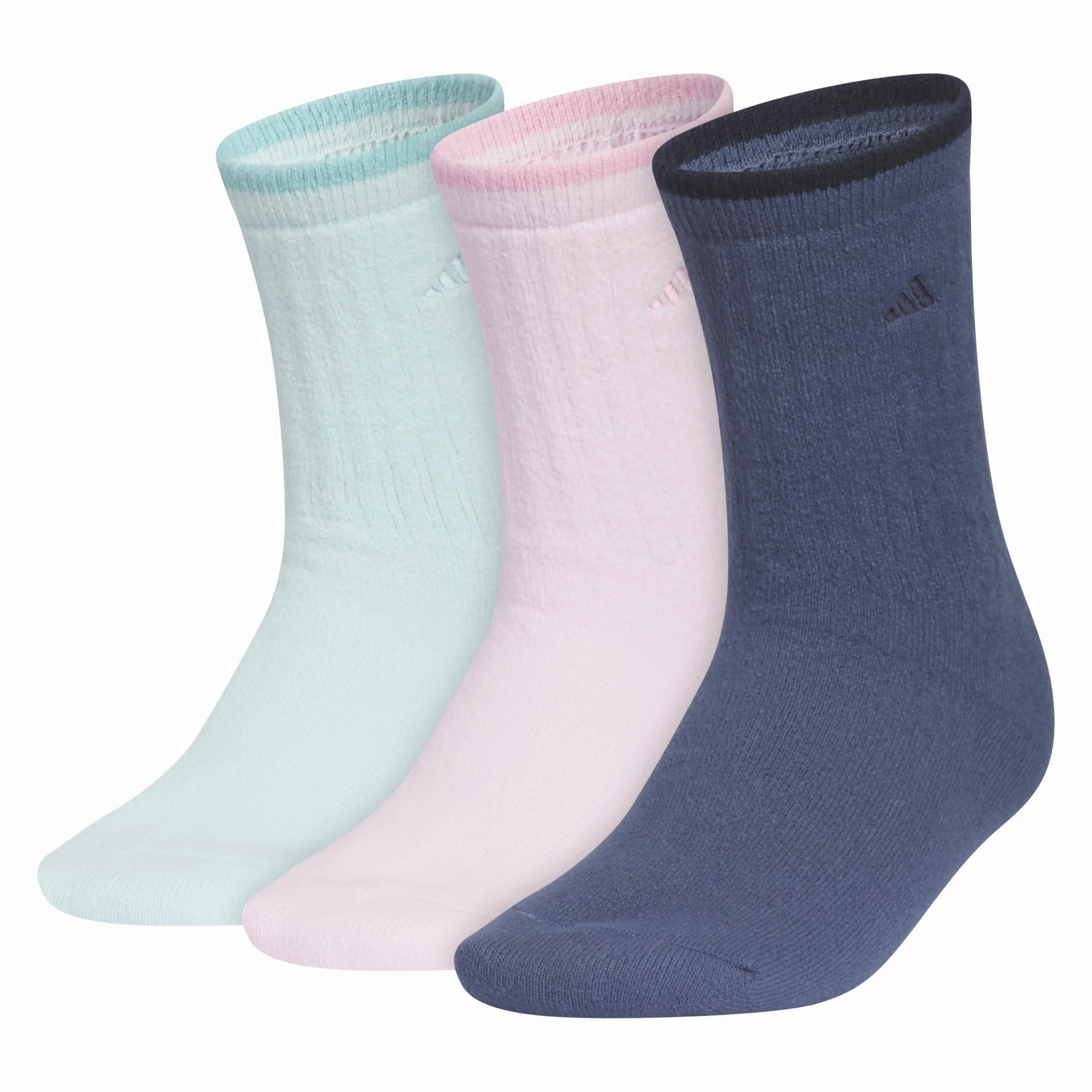 adidas Super Soft Cushioned Comfort Cozy Crew Socks (3-pair) Calcetines de tripulación Mujer (Pack de 3)