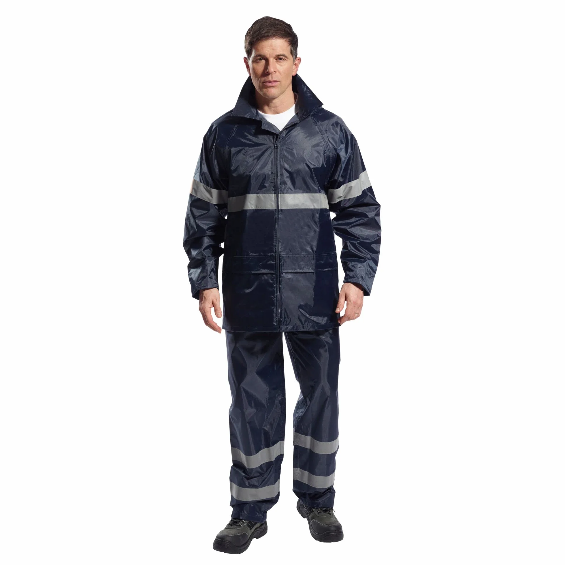 Portwest Chubasquero Iona Classic, Tamaño: XL, Color: Negro, F440BKRXL