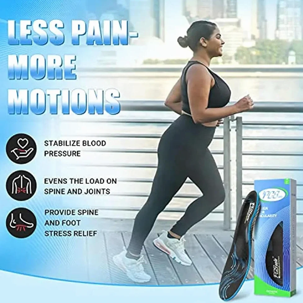 Plantillas de arco para mujeres y hombres, plantillas ortopédicas para aliviar el dolor de pies planos, fascitis plantar, dolor de talón