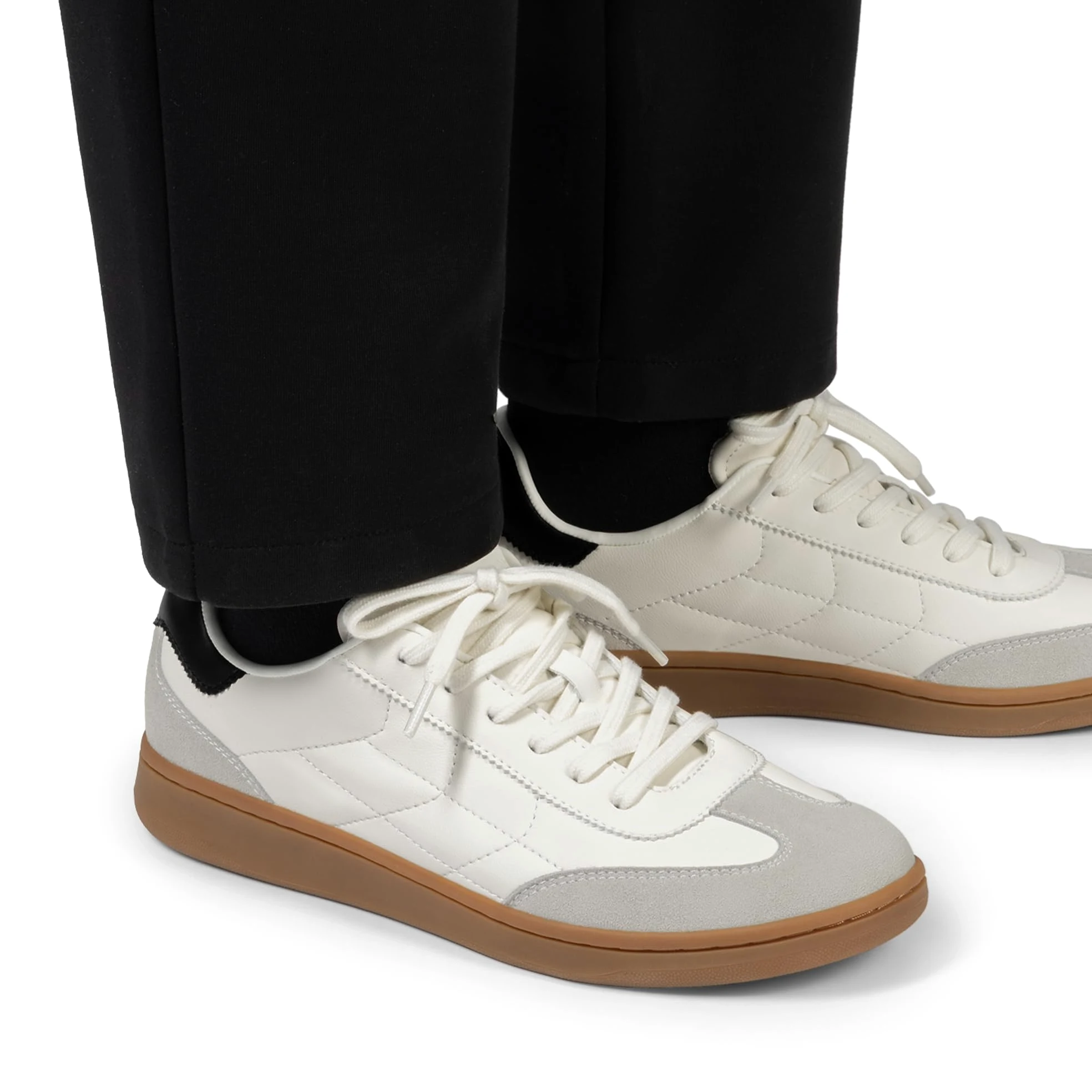 Bruno Marc Zapatillas Casual Cordones Hombre Ligero Zapatos Vestir Moda Sneakers con Plantilla Extraíble y Lavable