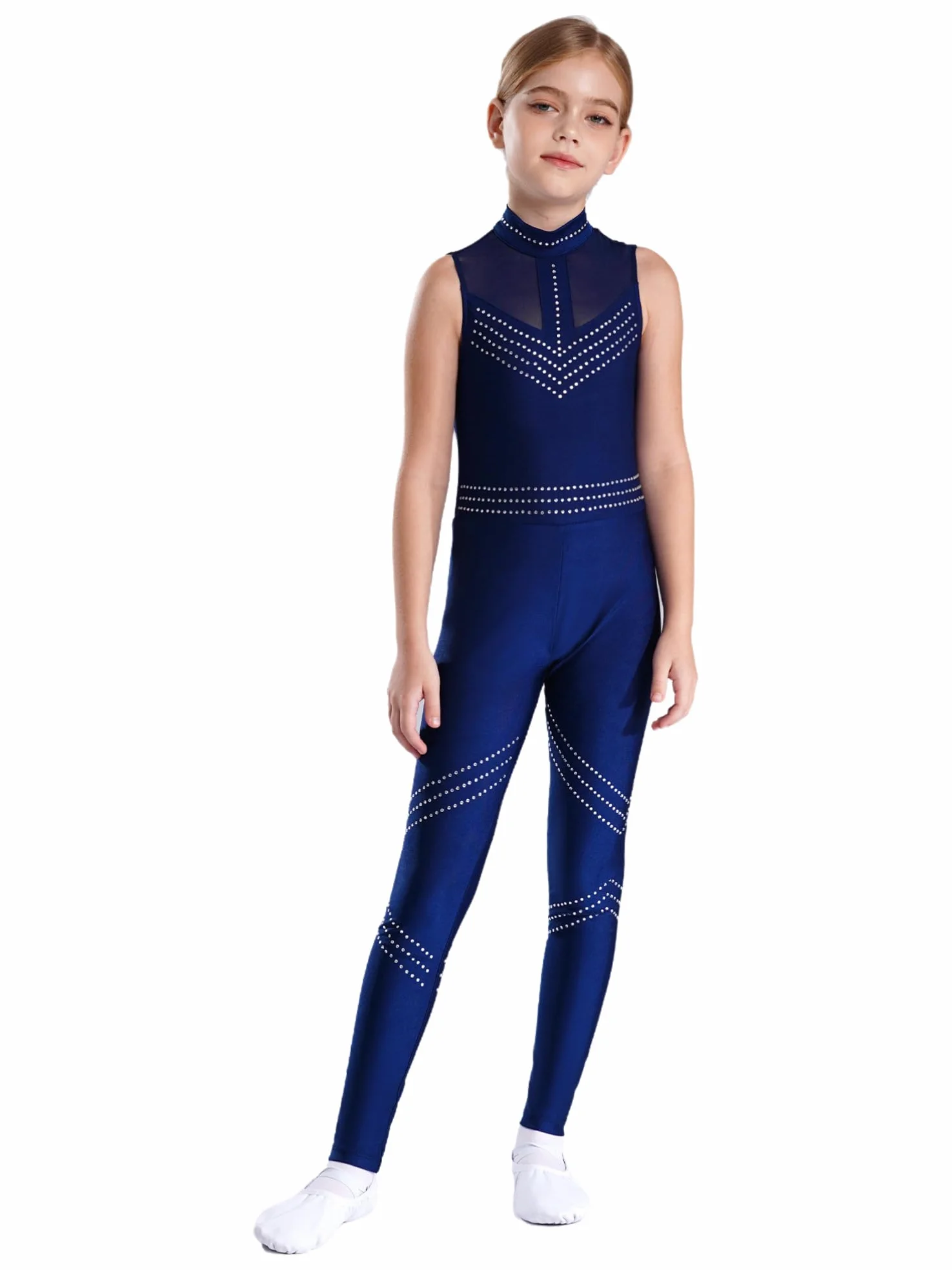 Aislor Mono De Danza Gimnasia Deportiva Para Niña Maillot De Patinaje Artístico Mono De Una Pieza Disfraz De Bailarina Actuación
