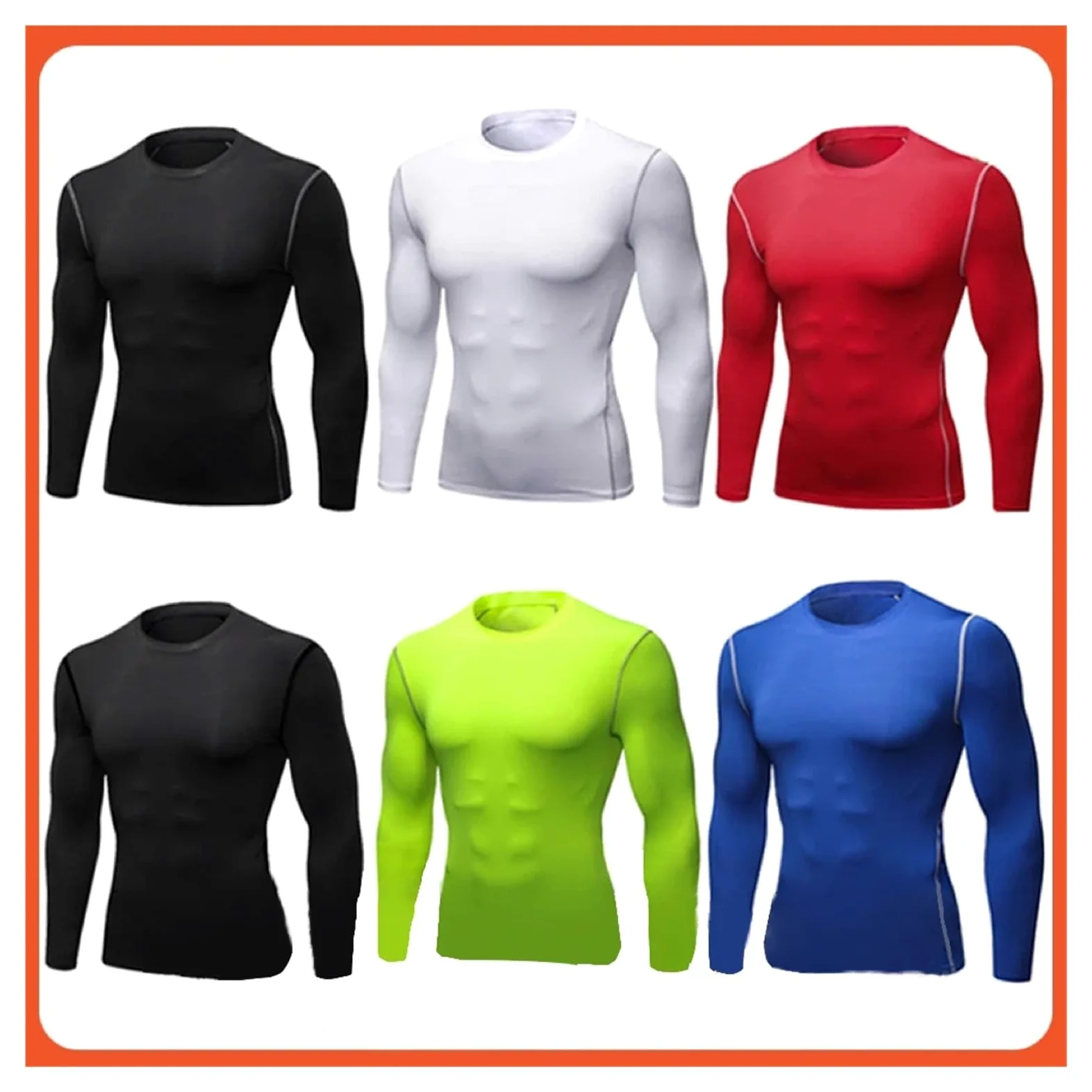 Camisa Funcional Ropa Interior térmica de Manga Larga for Hombre, Tops Finos Ajustados de Secado rápido elásticos for Fitness, Ropa de otoño e Invierno for Hombre(Gray,L (60-70kg))