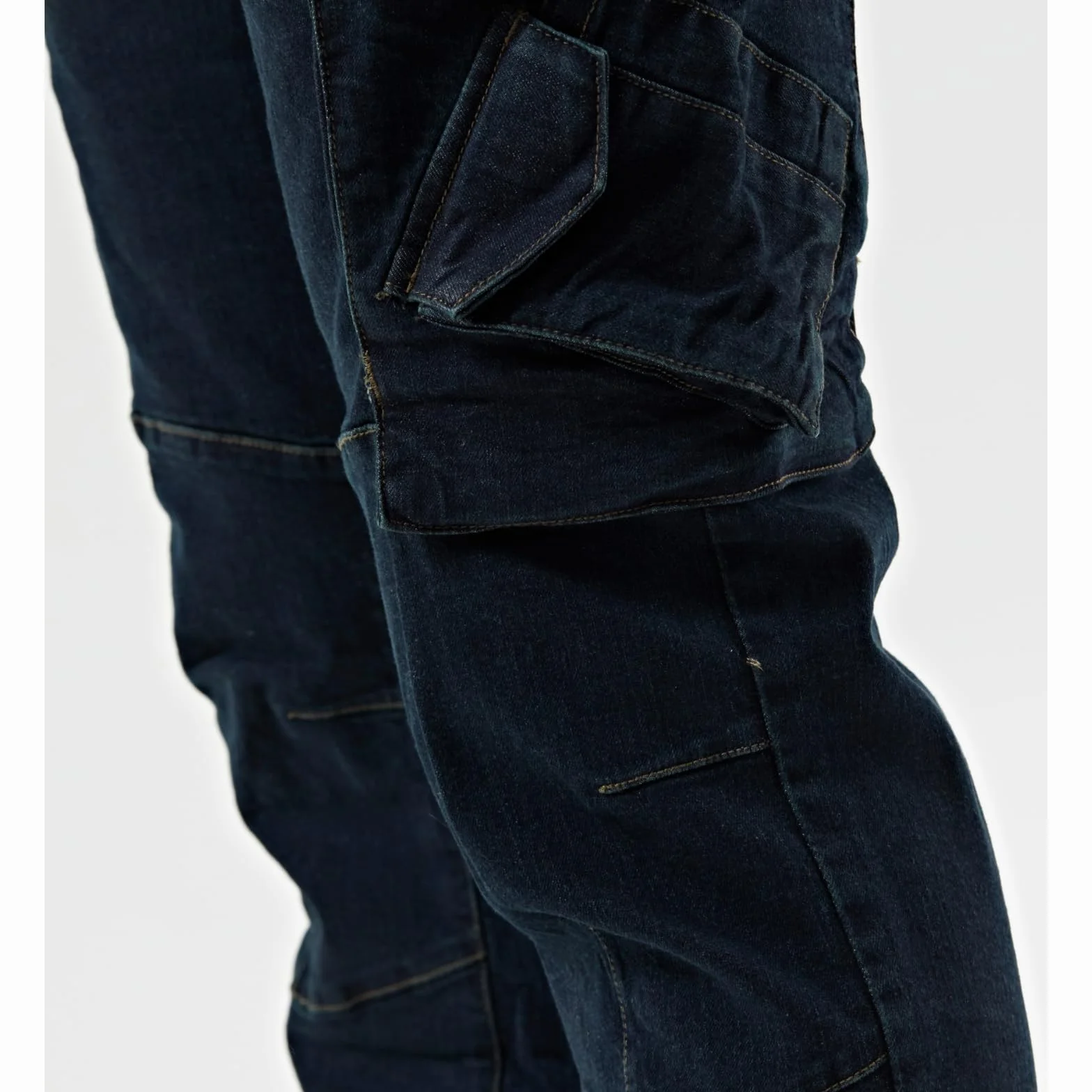 WÜRTH MODYF Vaqueros de Trabajo Multibolsillo Stretch X – Pantalones de Trabajo Profesionales para Hombre – Pantalones de Trabajo con Cremallera – Talla 42-62 en Azul