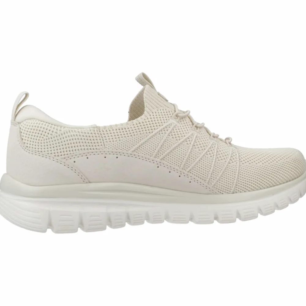 Skechers Graceful - Picture Mujer, Carbón, 39.5 EU