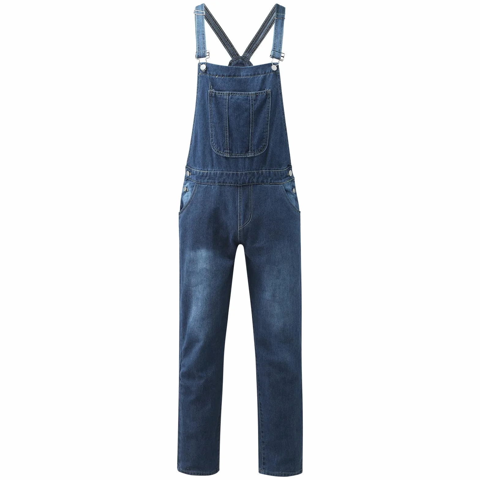 Vaqueros para hombre OBiQuzz mono de trabajo azul años 90