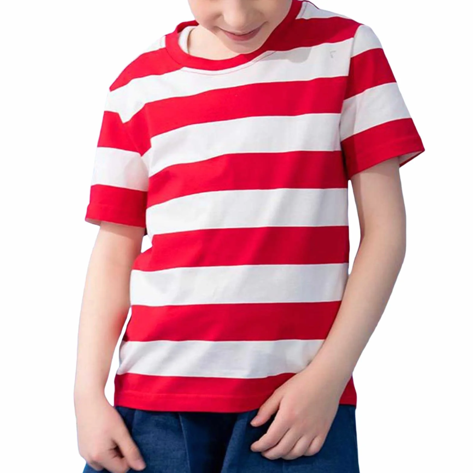 Camisetas Niños Top Camiseta de Manga Larga Niñas Verano Camisetas con Rayas Mangas Cortas, Bloque de Color, Cuello Redondo de Moda Suéter Tops Blusa Casual
