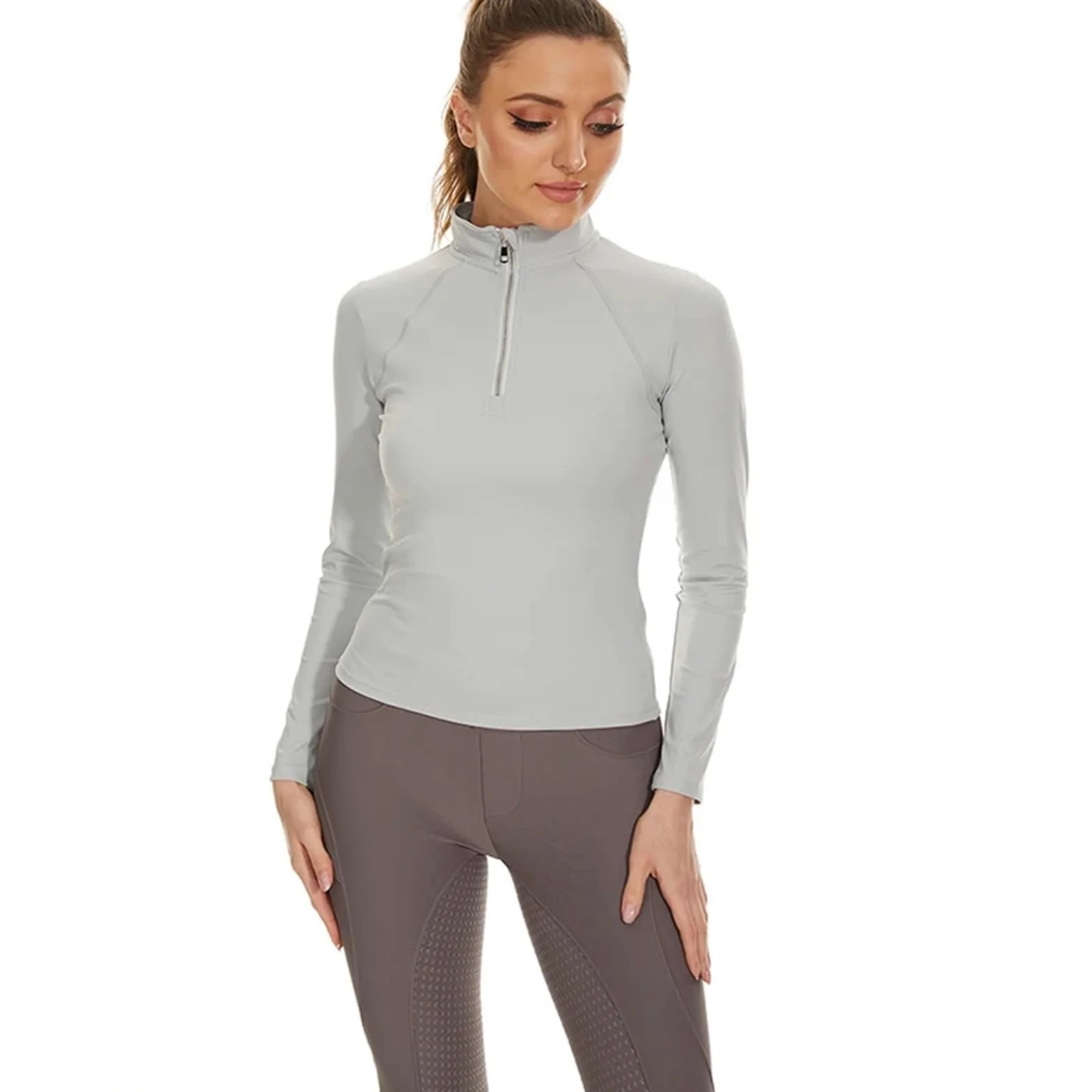 Mallas De EquitacióN Pantalones deportivos de equitación con asiento completo for mujer, mallas ecuestres, ropa invierno