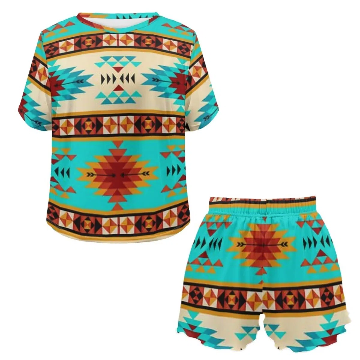 Renewold Conjunto de pijama para mujer, camiseta de manga corta y pantalones cortos, conjunto de ropa de dormir para mujer, traje de noche