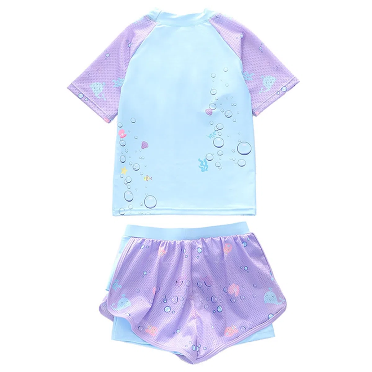 Bañador de triángulo para niñas con falda, traje de baño de dos piezas para niñas, dulce, deportivo, para niños y adolescentes, con ajuste cómodo