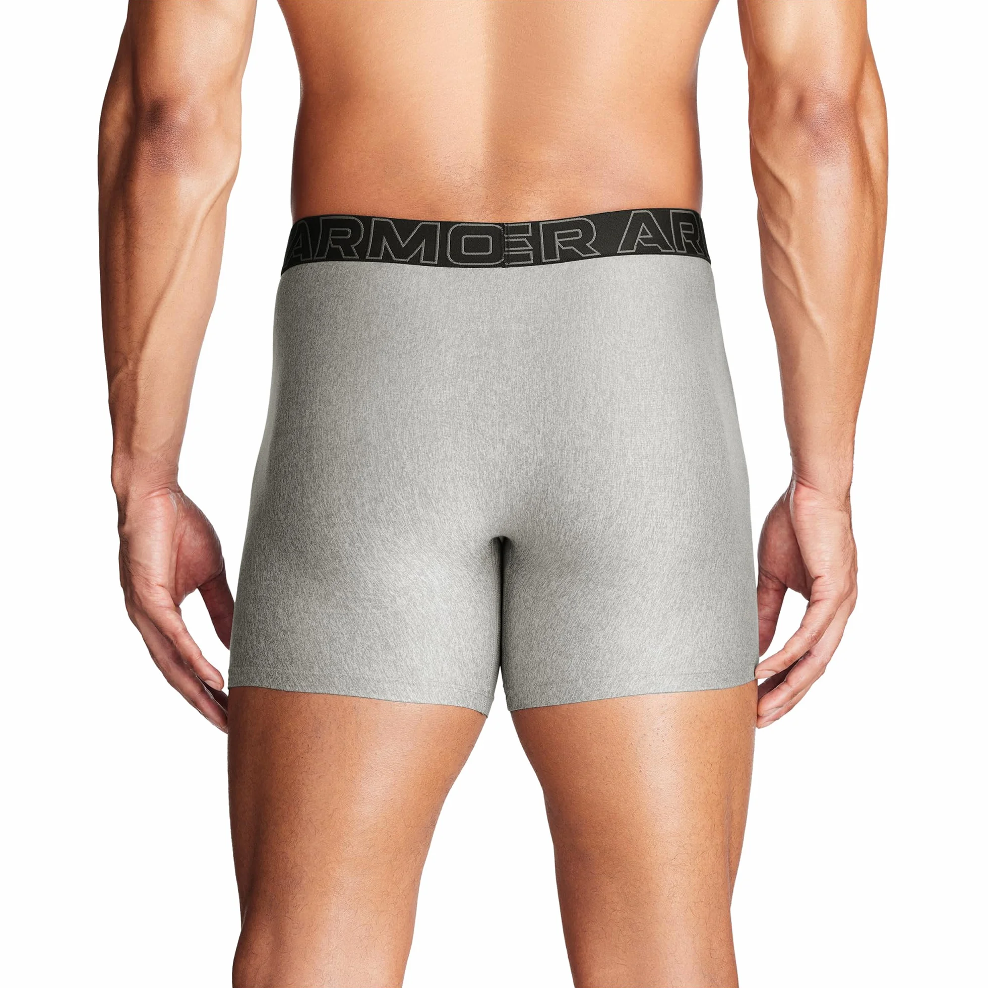 Under Armour Pack de 3 Bóxers Tech Performance para Hombre, Largo de Pierna de 15 cm – Transpirable, Absorbe la Humedad, Tacto Suave, Comodidad Todo el Día